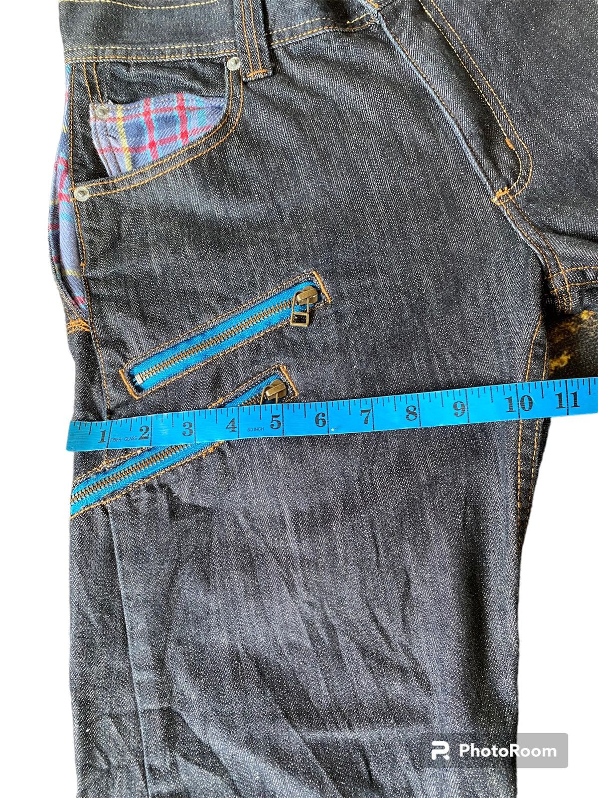 Japanese Brand × PPFM × Vintage Vintage Japanese Brand Dominate Double Waist Zipper Denim Size US 31 - 19 Thumbnail