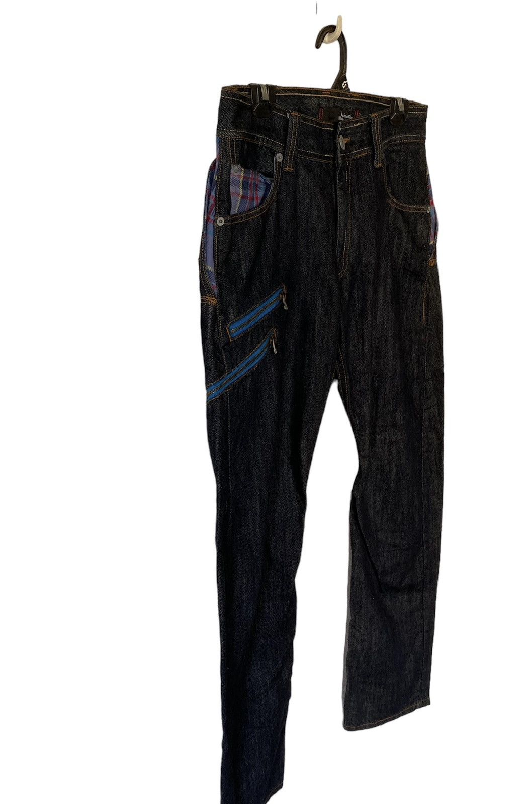 Japanese Brand × PPFM × Vintage Vintage Japanese Brand Dominate Double Waist Zipper Denim Size US 31 - 4 Thumbnail