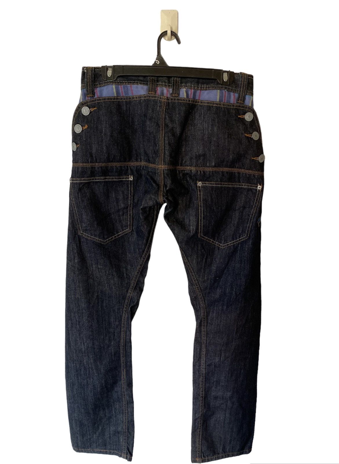 Japanese Brand × PPFM × Vintage Vintage Japanese Brand Dominate Double Waist Zipper Denim Size US 31 - 2 Thumbnail