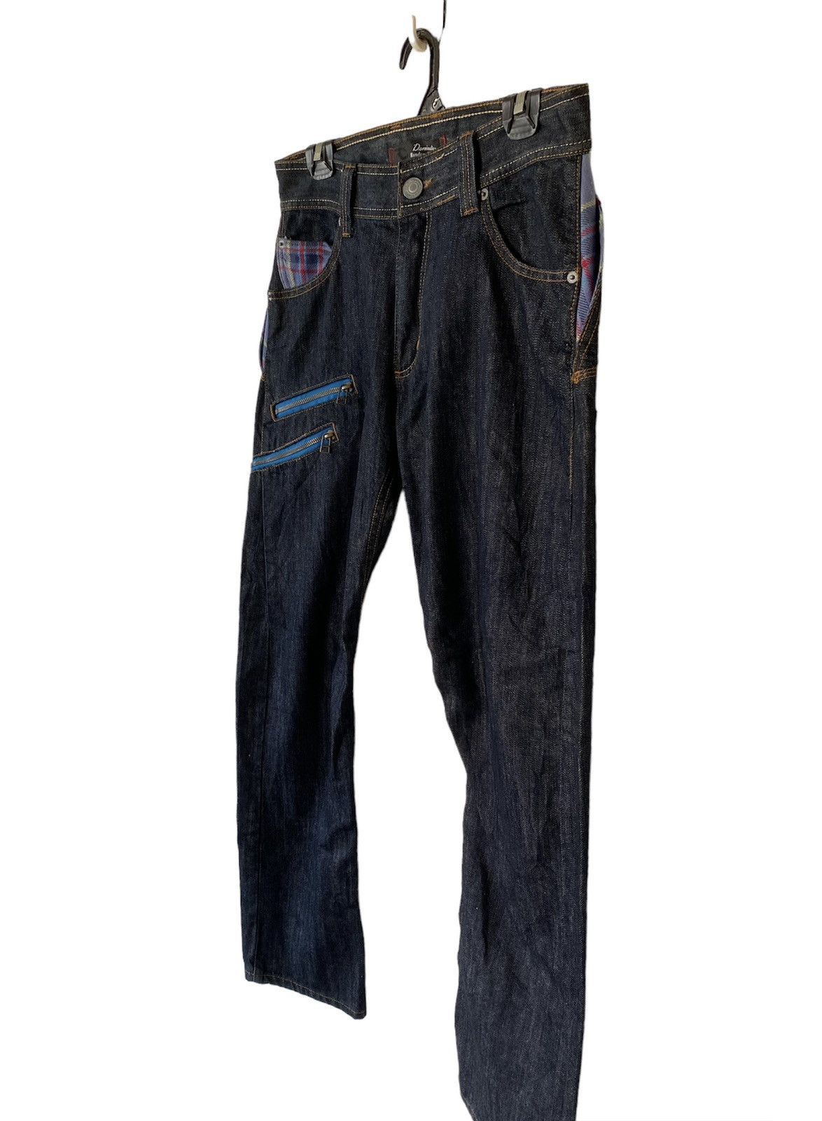 Japanese Brand × PPFM × Vintage Vintage Japanese Brand Dominate Double Waist Zipper Denim Size US 31 - 3 Thumbnail