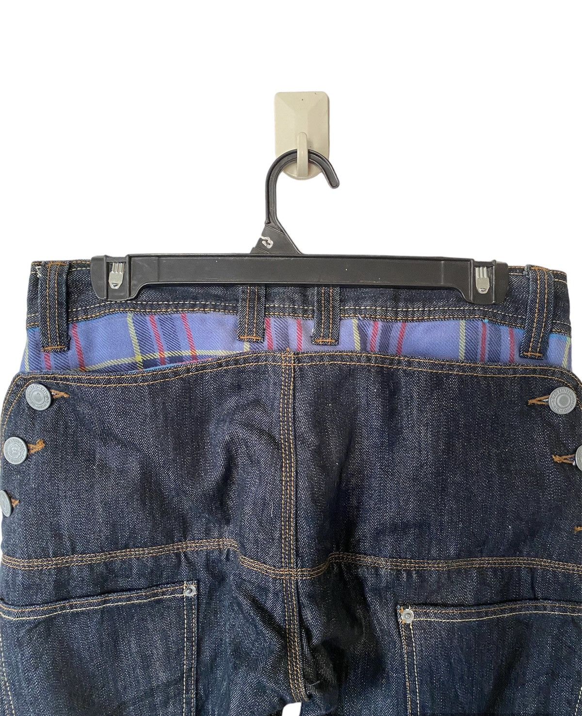 Japanese Brand × PPFM × Vintage Vintage Japanese Brand Dominate Double Waist Zipper Denim Size US 31 - 9 Thumbnail