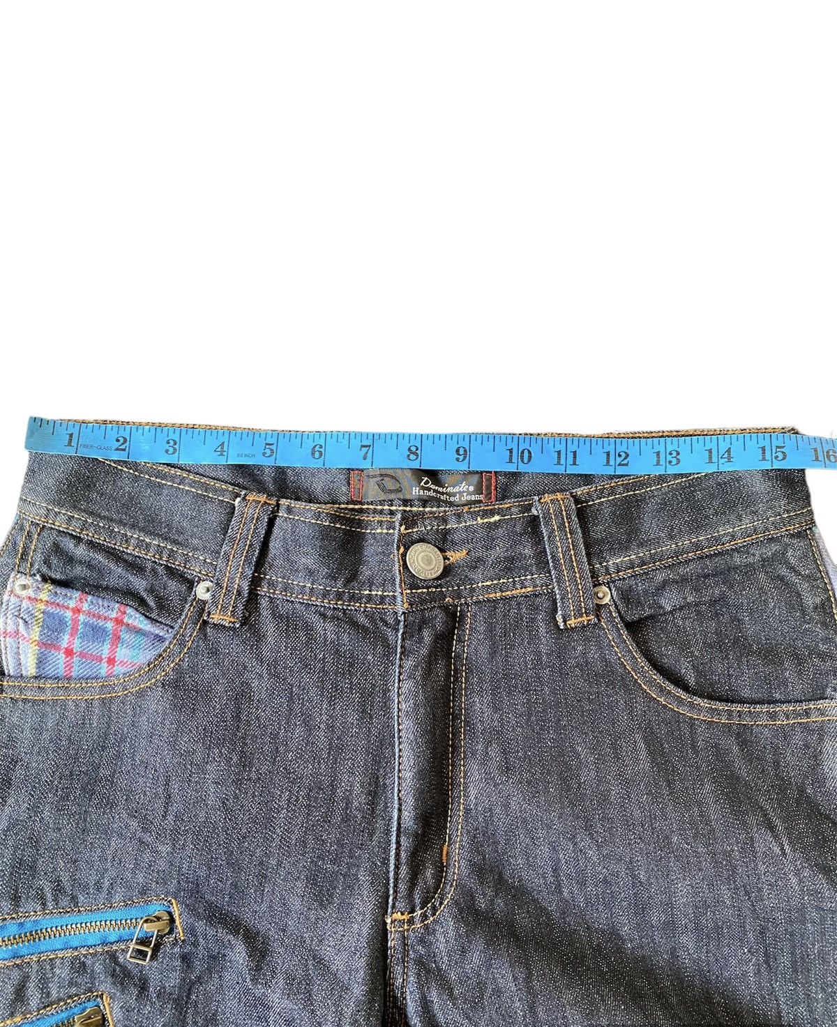 Japanese Brand × PPFM × Vintage Vintage Japanese Brand Dominate Double Waist Zipper Denim Size US 31 - 15 Thumbnail