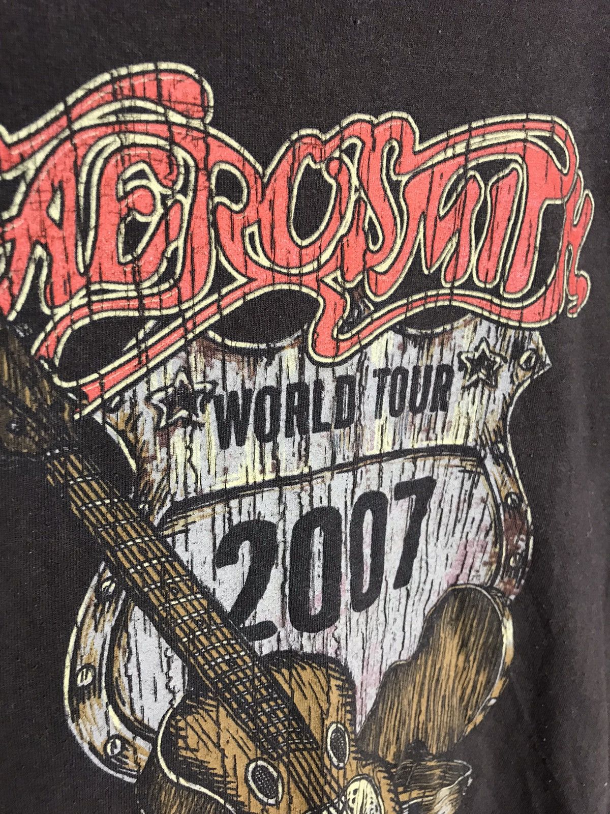 Band Tees Vintage Aerosmith 2007 tour t-shirt Size US S / EU 44-46 / 1 - 4 Thumbnail
