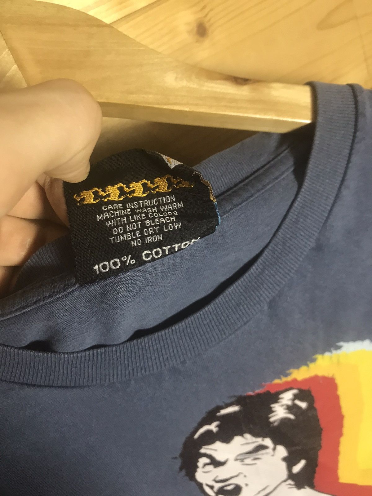 Vintage Vintage Bruce Lee t-shirt Size US L / EU 52-54 / 3 - 8 Thumbnail