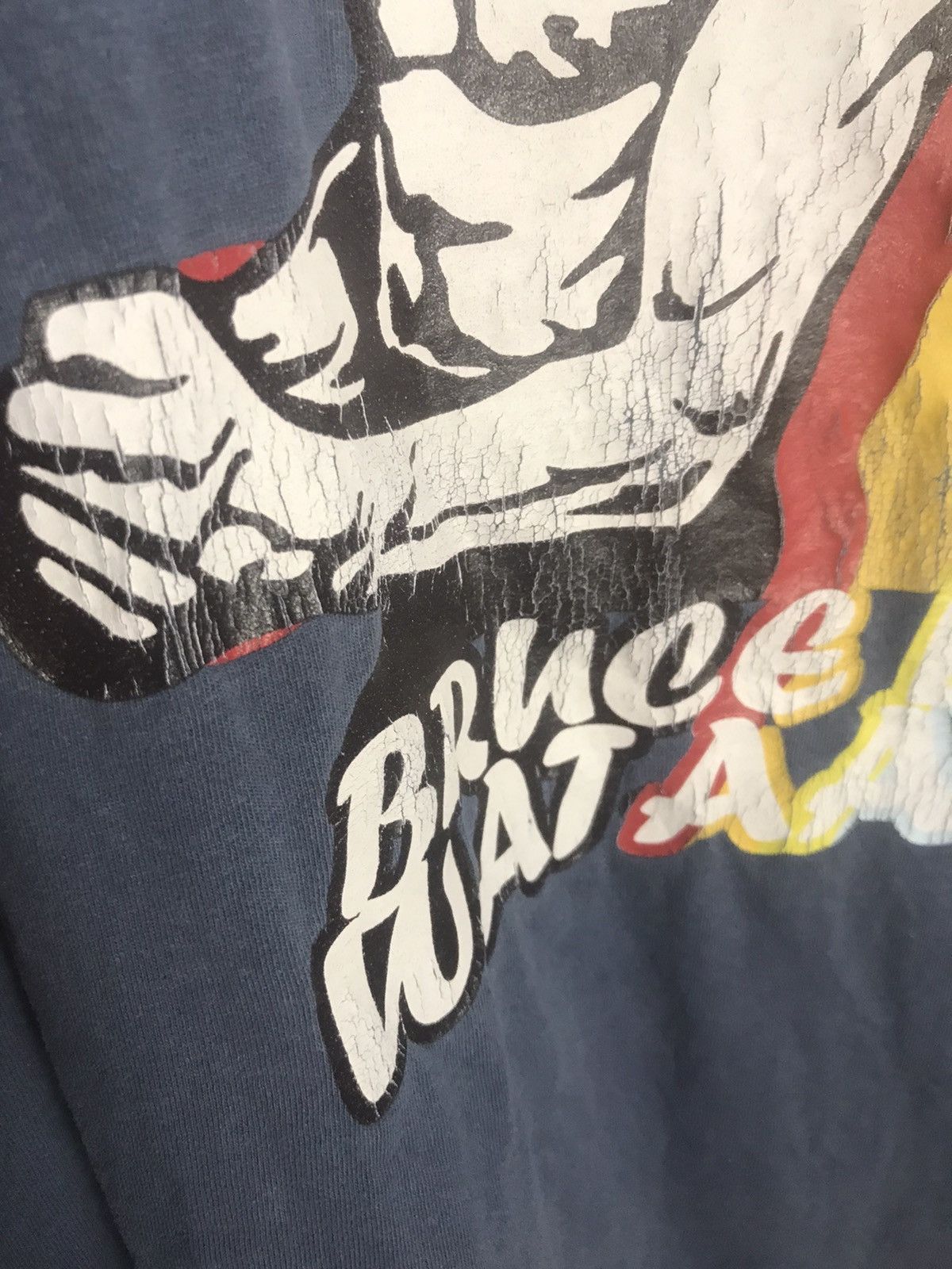 Vintage Vintage Bruce Lee t-shirt Size US L / EU 52-54 / 3 - 4 Thumbnail