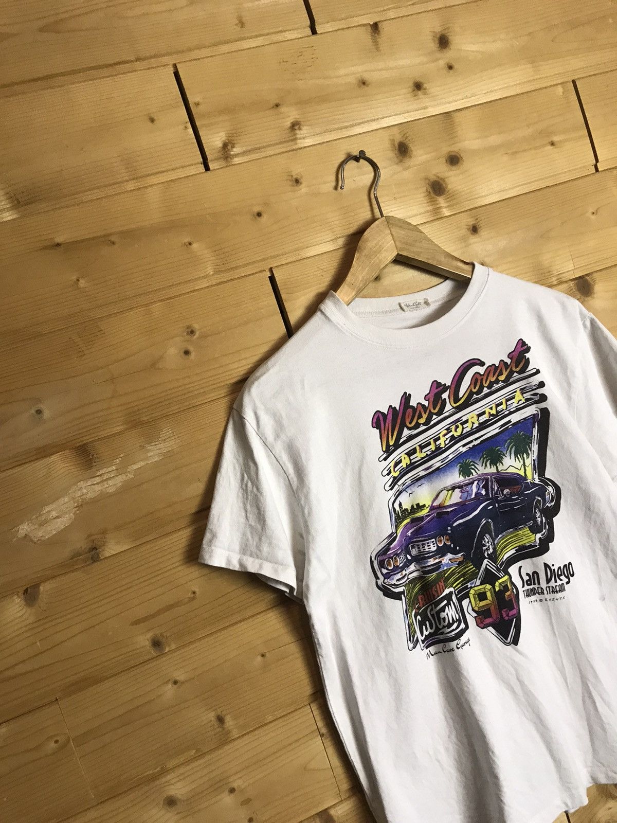 Vintage Vintage 90s West Coast San Diego t-shirt Size US XS / EU 42 / 0 - 1 Thumbnail