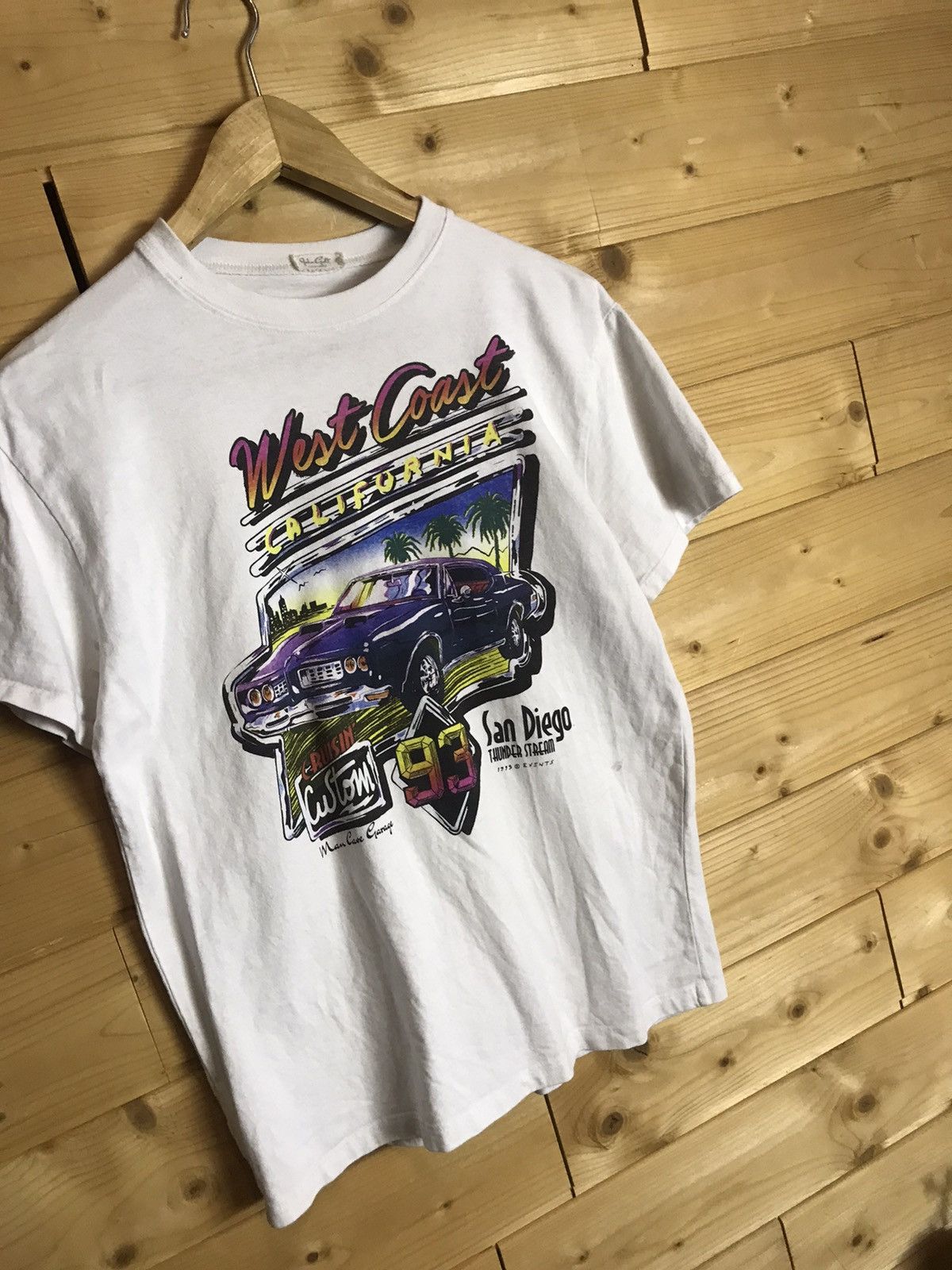 Vintage Vintage 90s West Coast San Diego t-shirt Size US XS / EU 42 / 0 - 3 Thumbnail