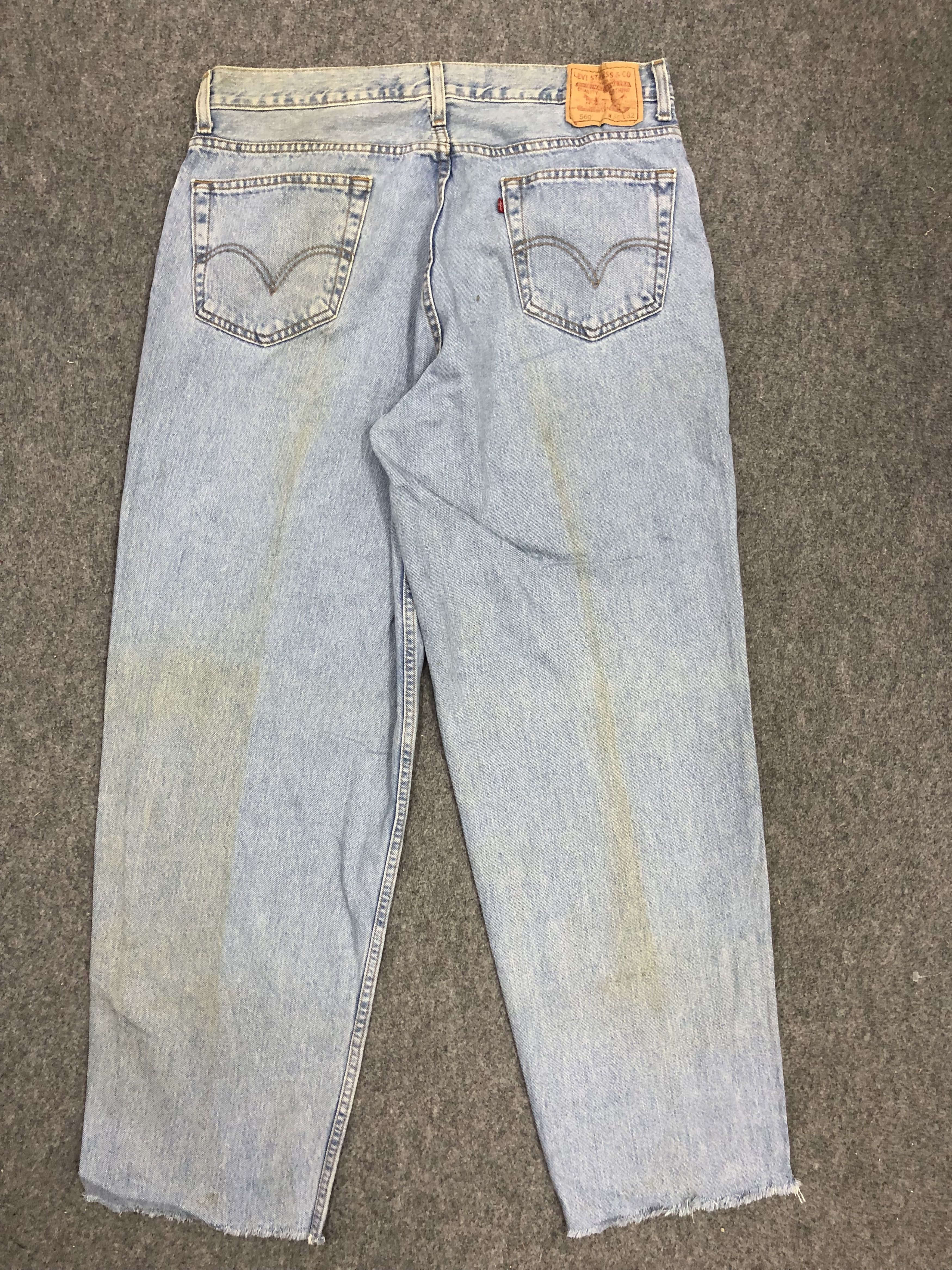 Levi's × Vintage Vintage Levis 560 Faded Blue Baggy Jeans Size US 36 / EU 52 - 3 Thumbnail