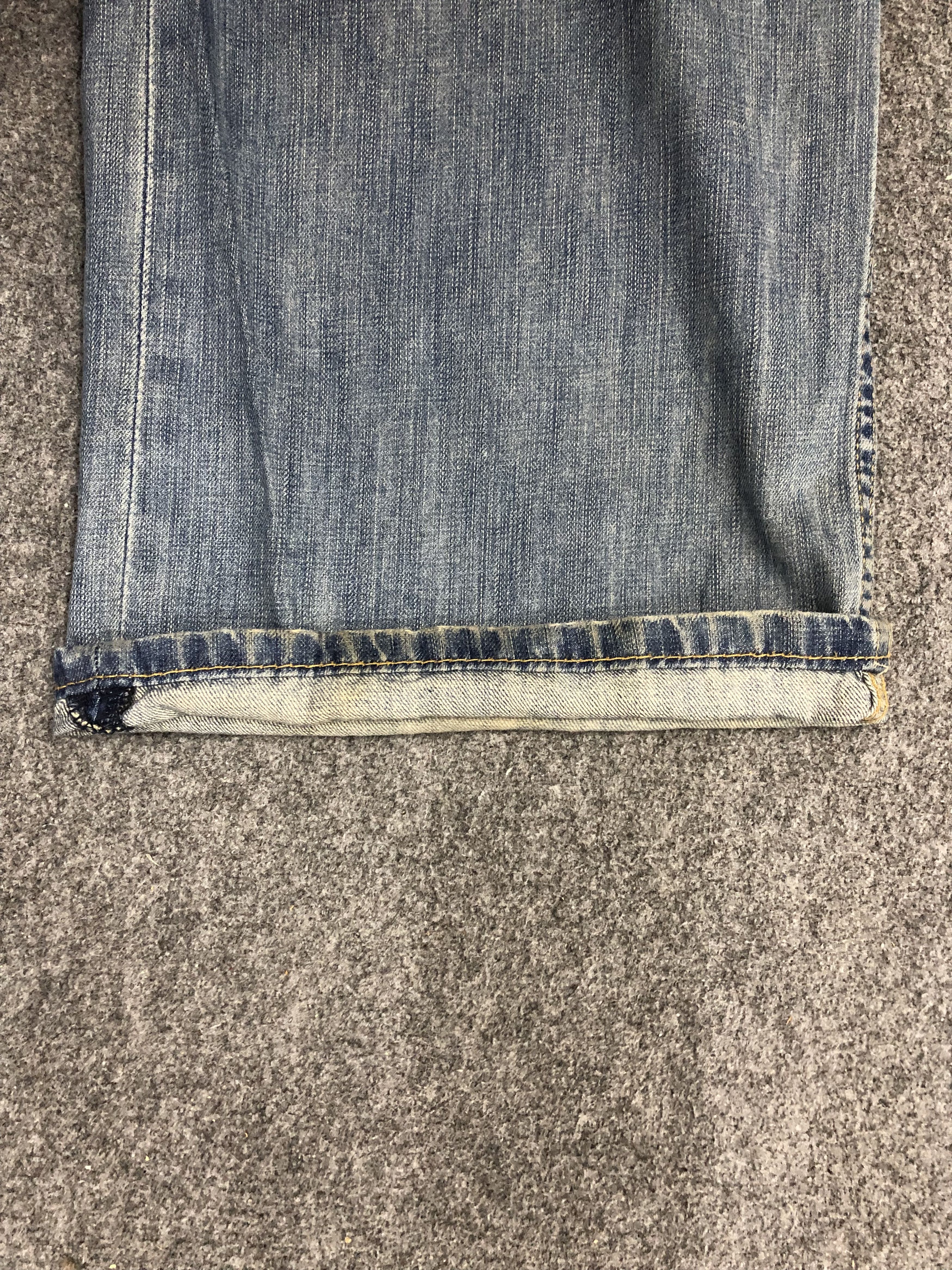 Levi's × Vintage Vintage Levis 569 Faded Blue Jeans Size US 44 / EU 60 - 13 Thumbnail