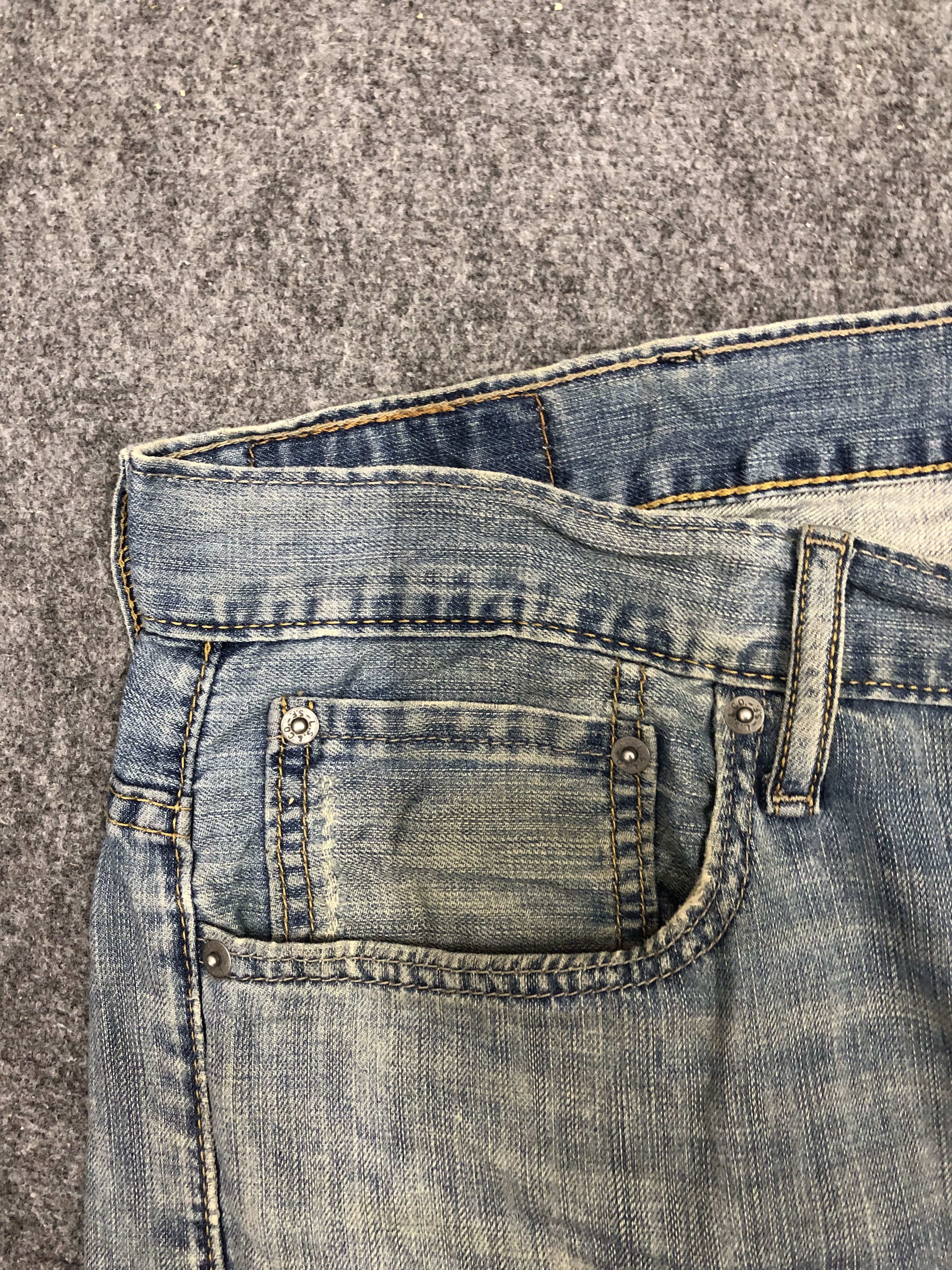 Levi's × Vintage Vintage Levis 569 Faded Blue Jeans Size US 44 / EU 60 - 10 Thumbnail