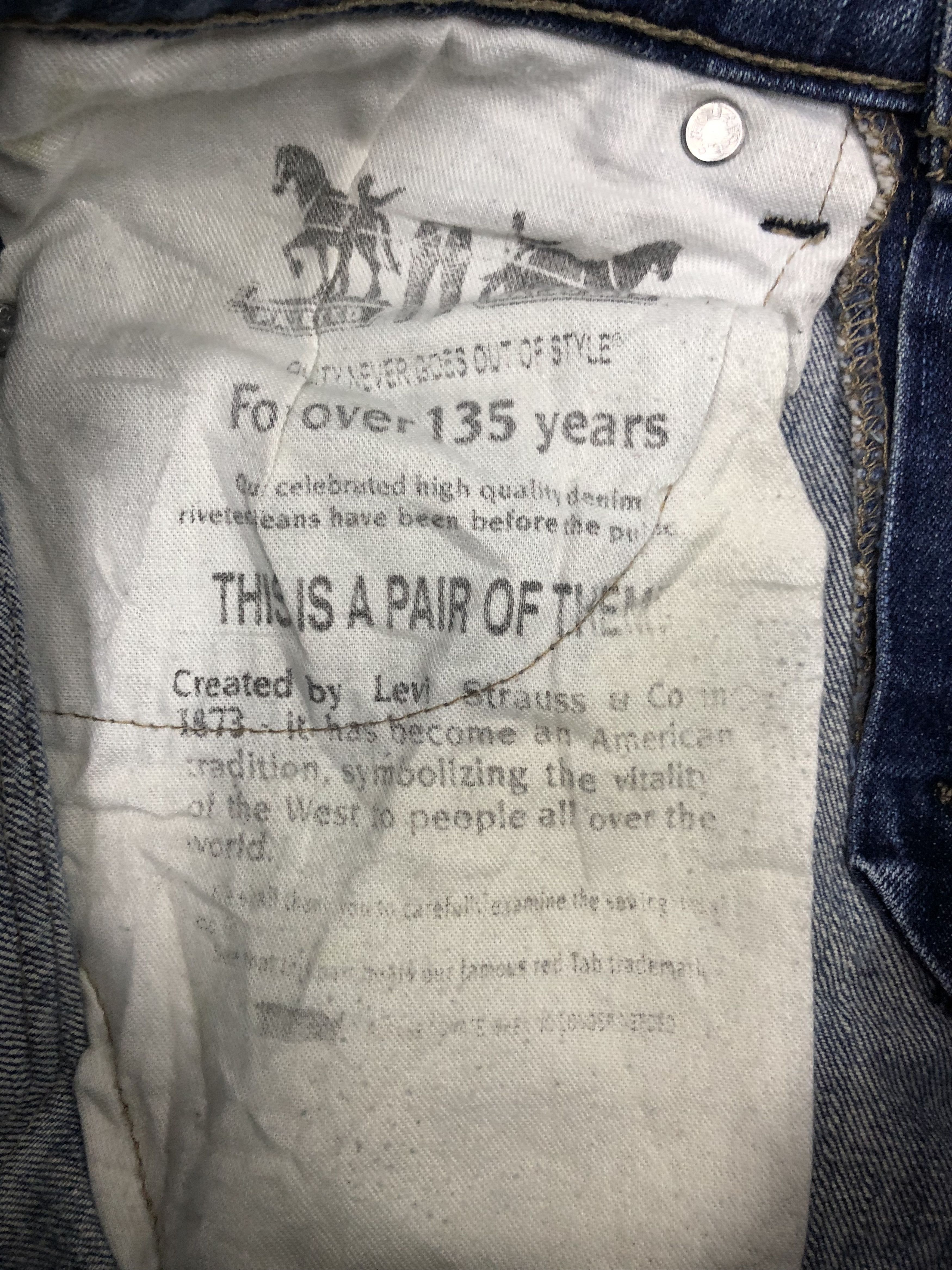 Levi's × Vintage Vintage Levis 510 Faded Blue Jeans DP1284 Size US 28 / EU 44 - 12 Thumbnail