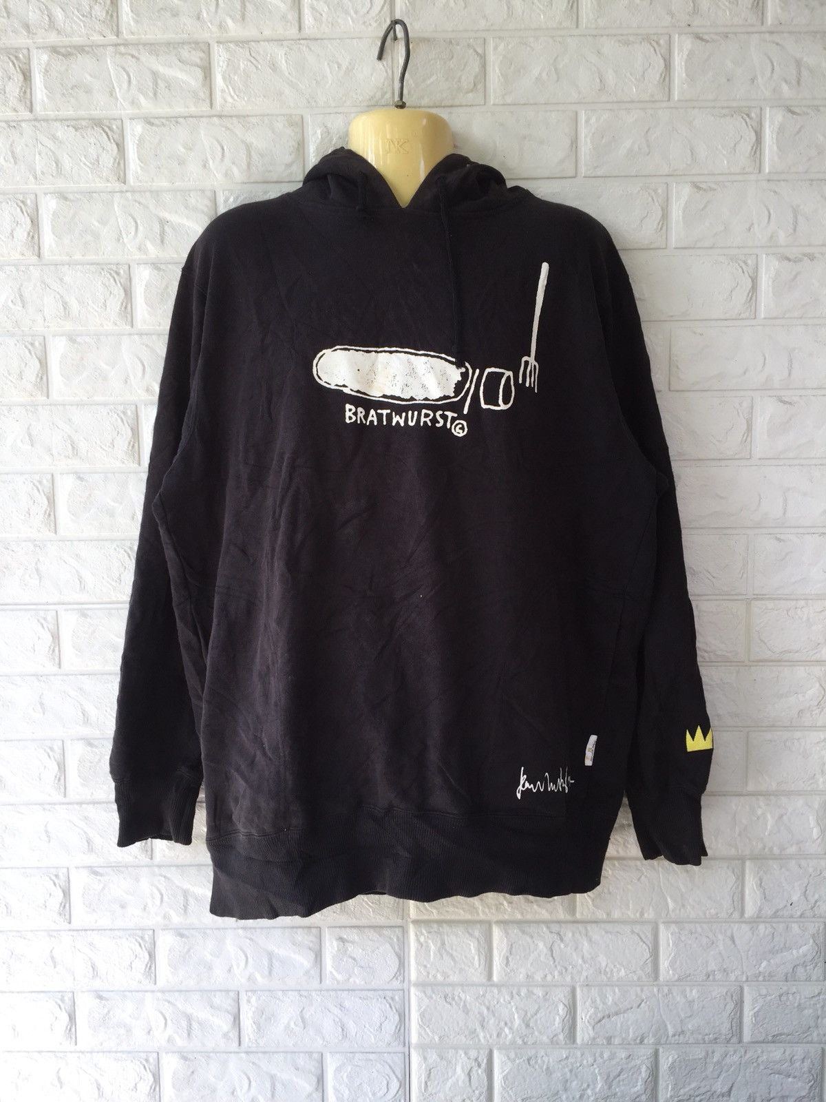 Japanese Brand × Jean-Michel Basquiat JEAN MICHEL BASQUIAT BRATWURST ART HOODIE Size US XL / EU 56 / 4 - 1 Thumbnail