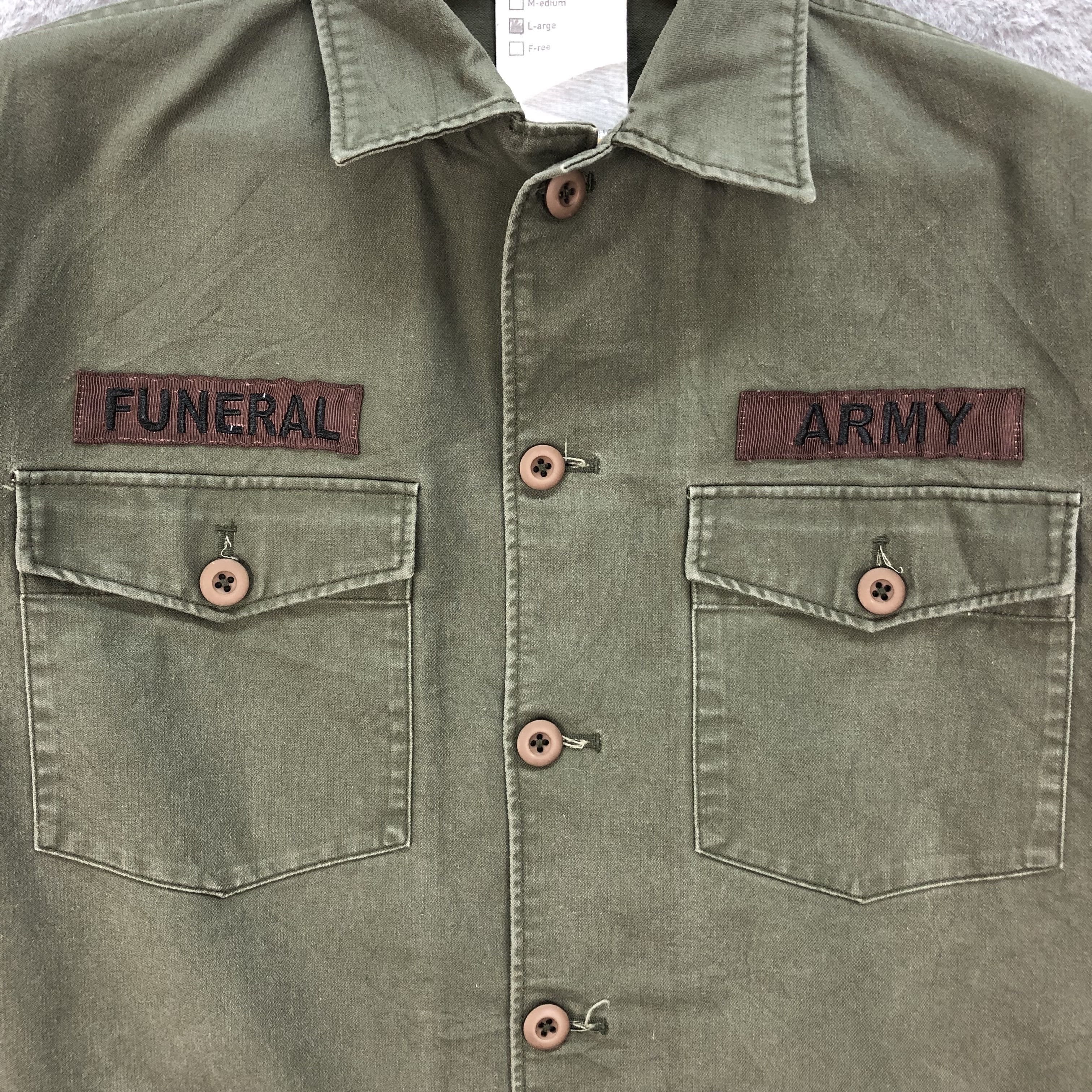 Japanese Brand FUNERAL ARMY Who's Who Gallery Army Style Jacket #4744-167 Size US L / EU 52-54 / 3 - 3 Thumbnail