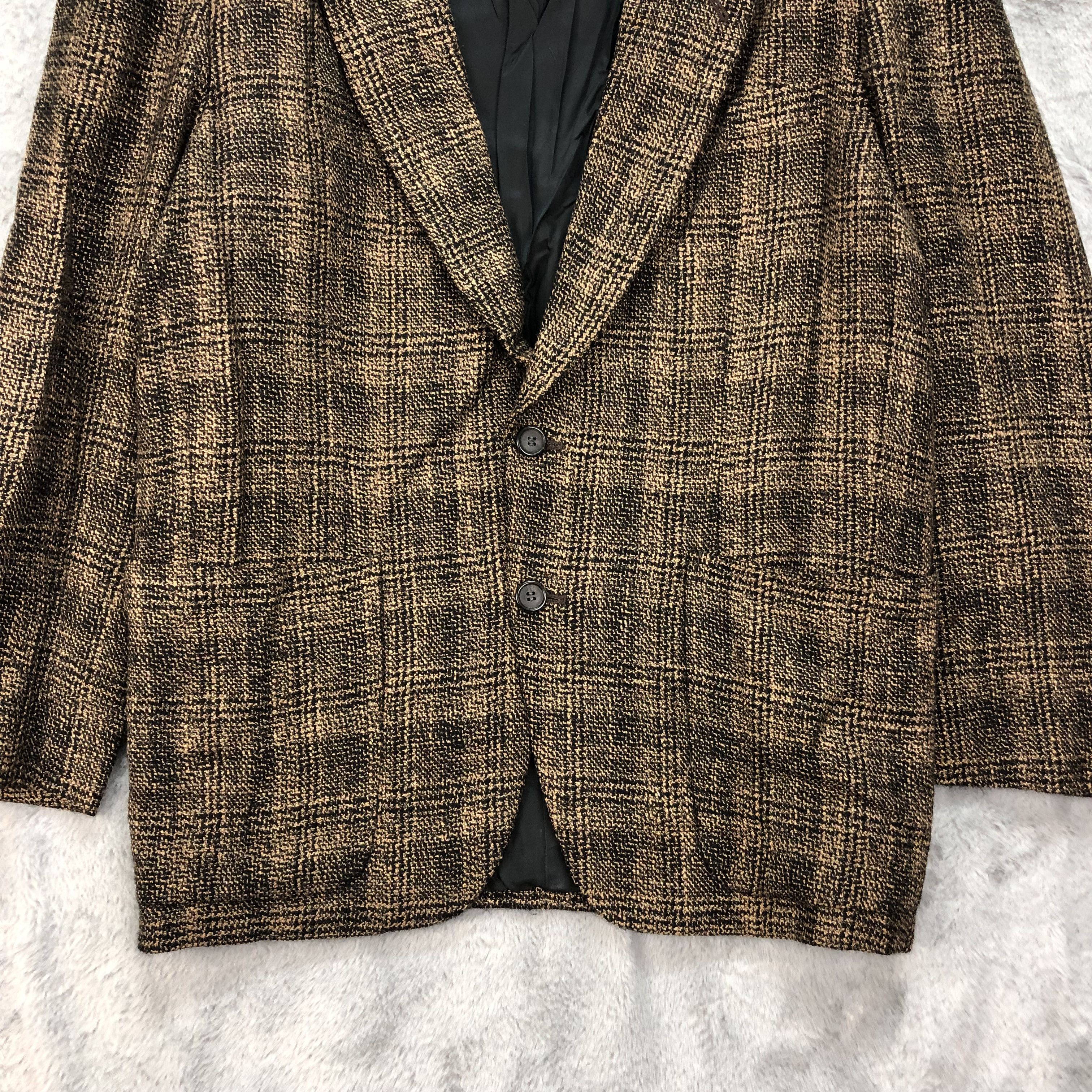 JUN MEN JUN MEN King's Model Tartan Suit Jacket / Blazer #4639-161 Size US L / EU 52-54 / 3 - 3 Thumbnail
