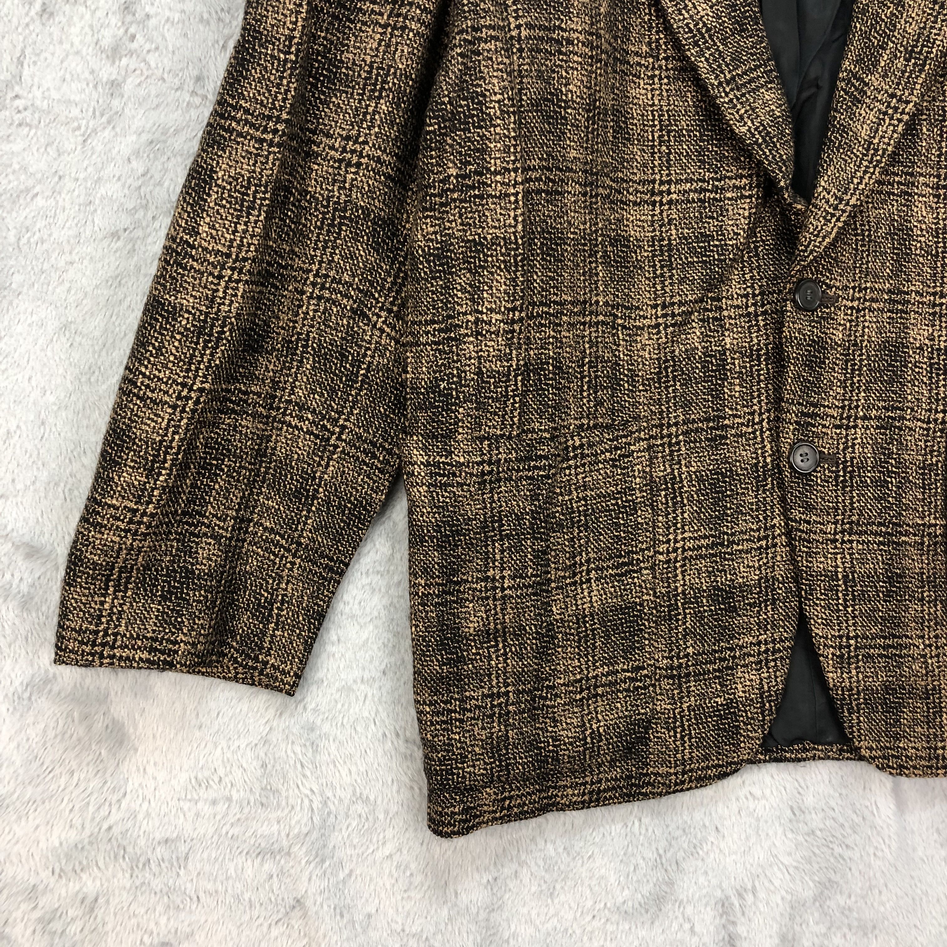 JUN MEN JUN MEN King's Model Tartan Suit Jacket / Blazer #4639-161 Size US L / EU 52-54 / 3 - 4 Thumbnail