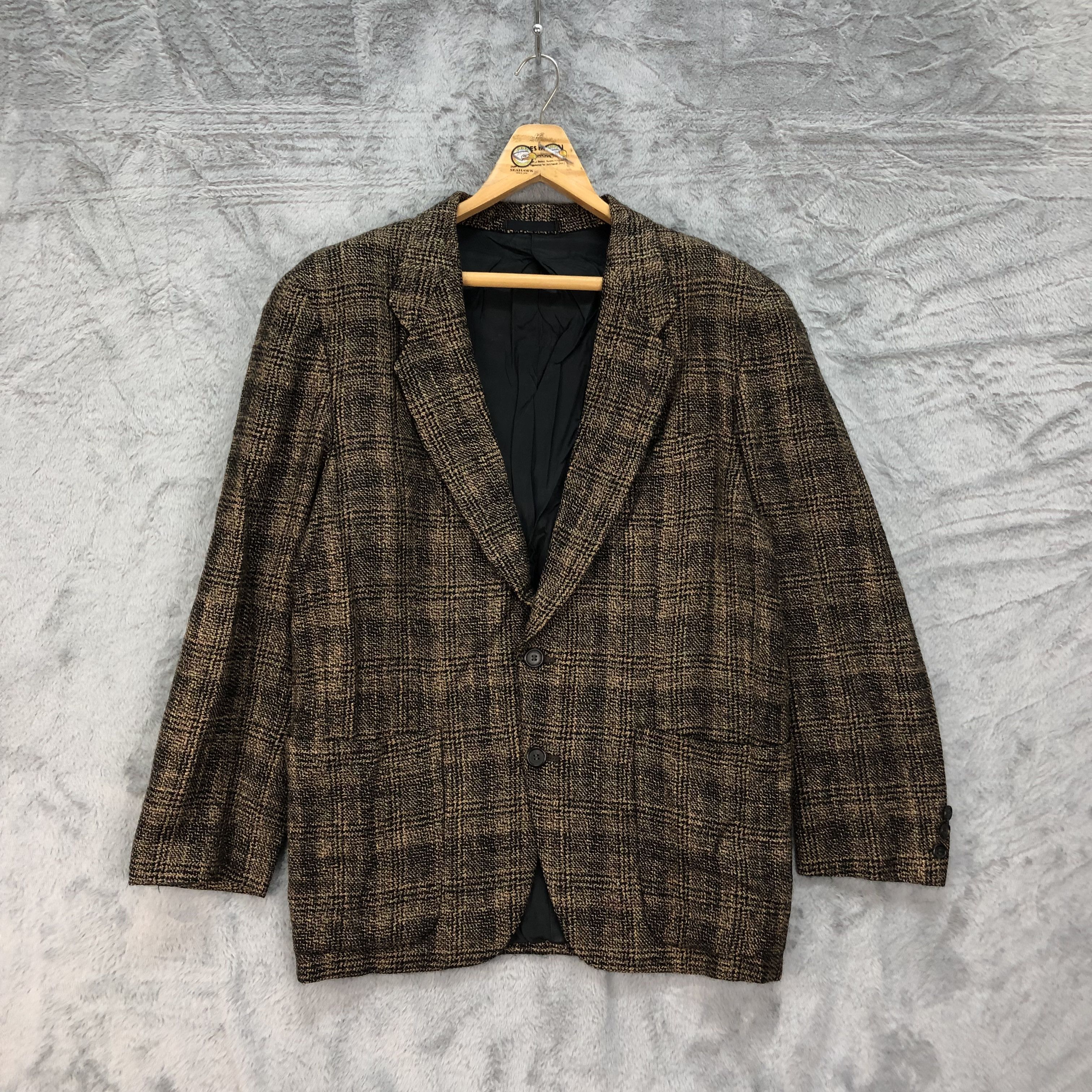 JUN MEN JUN MEN King's Model Tartan Suit Jacket / Blazer #4639-161 Size US L / EU 52-54 / 3 - 1 Thumbnail