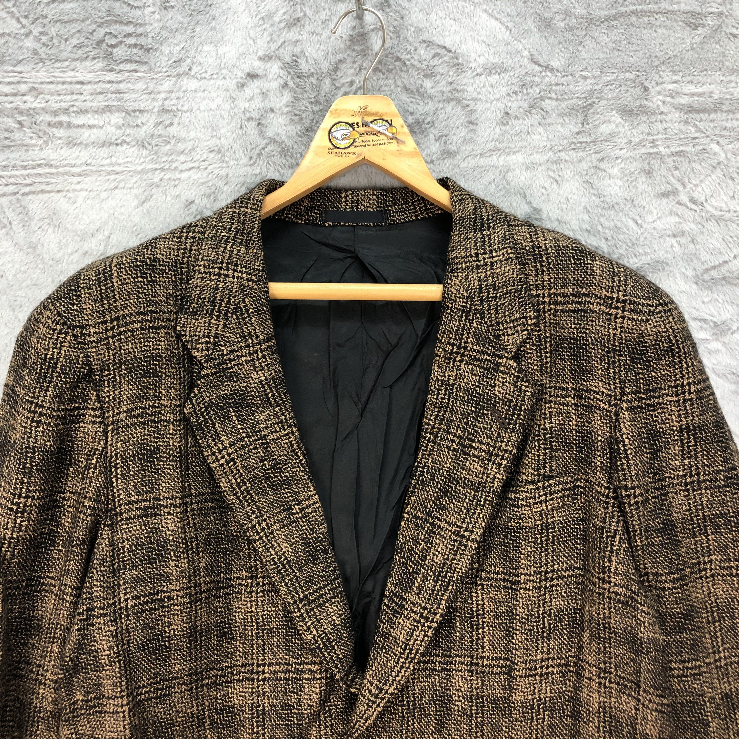 JUN MEN JUN MEN King's Model Tartan Suit Jacket / Blazer #4639-161 Size US L / EU 52-54 / 3 - 2 Thumbnail