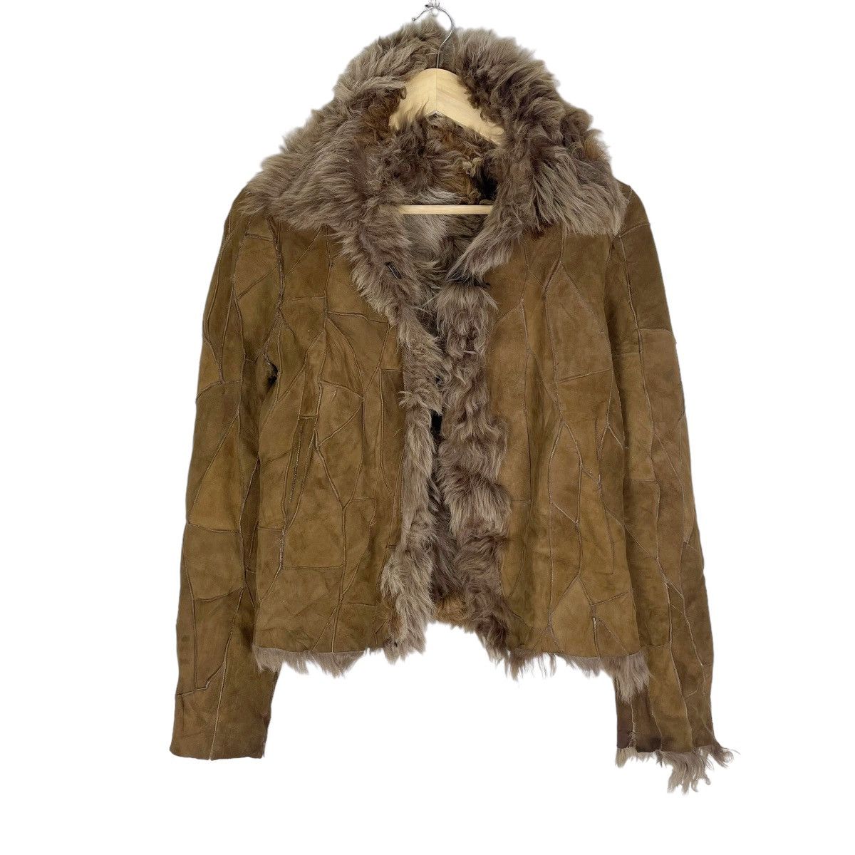 ⚡️KRYOS FRANCE PATCHWORK MINK FUR JACKET LIKE ISSEY MIYAKE