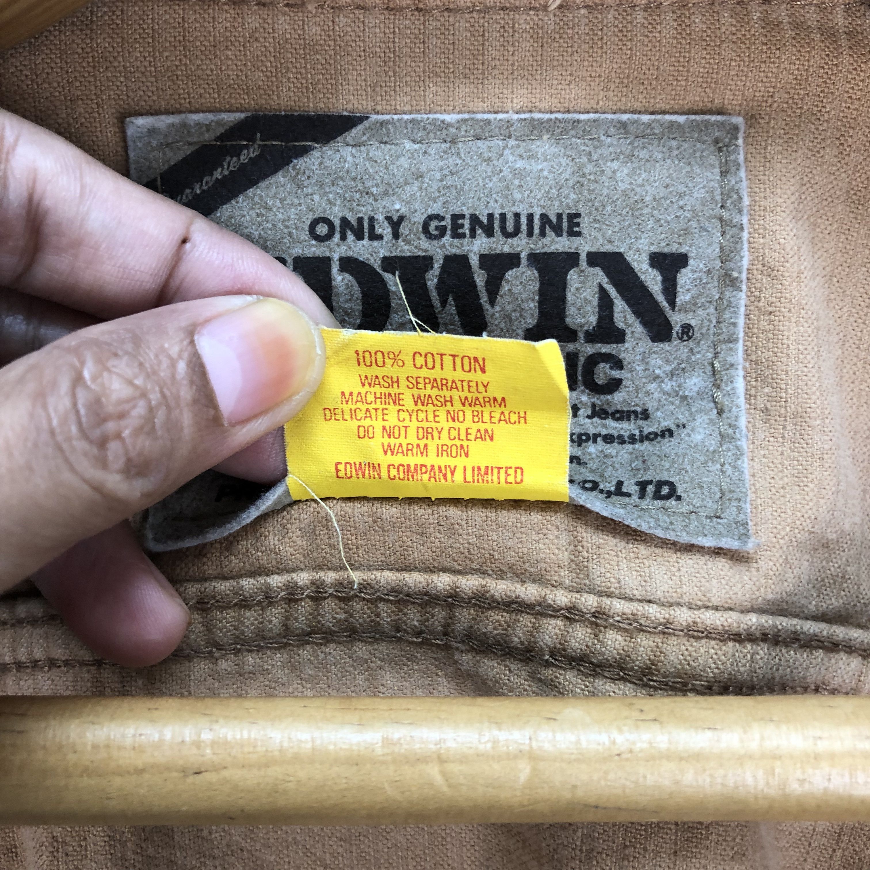 Edwin Edwin Style A-01J Corduroy Cropped Jacket #4711-165 Size M / US 6-8 / IT 42-44 - 10 Thumbnail