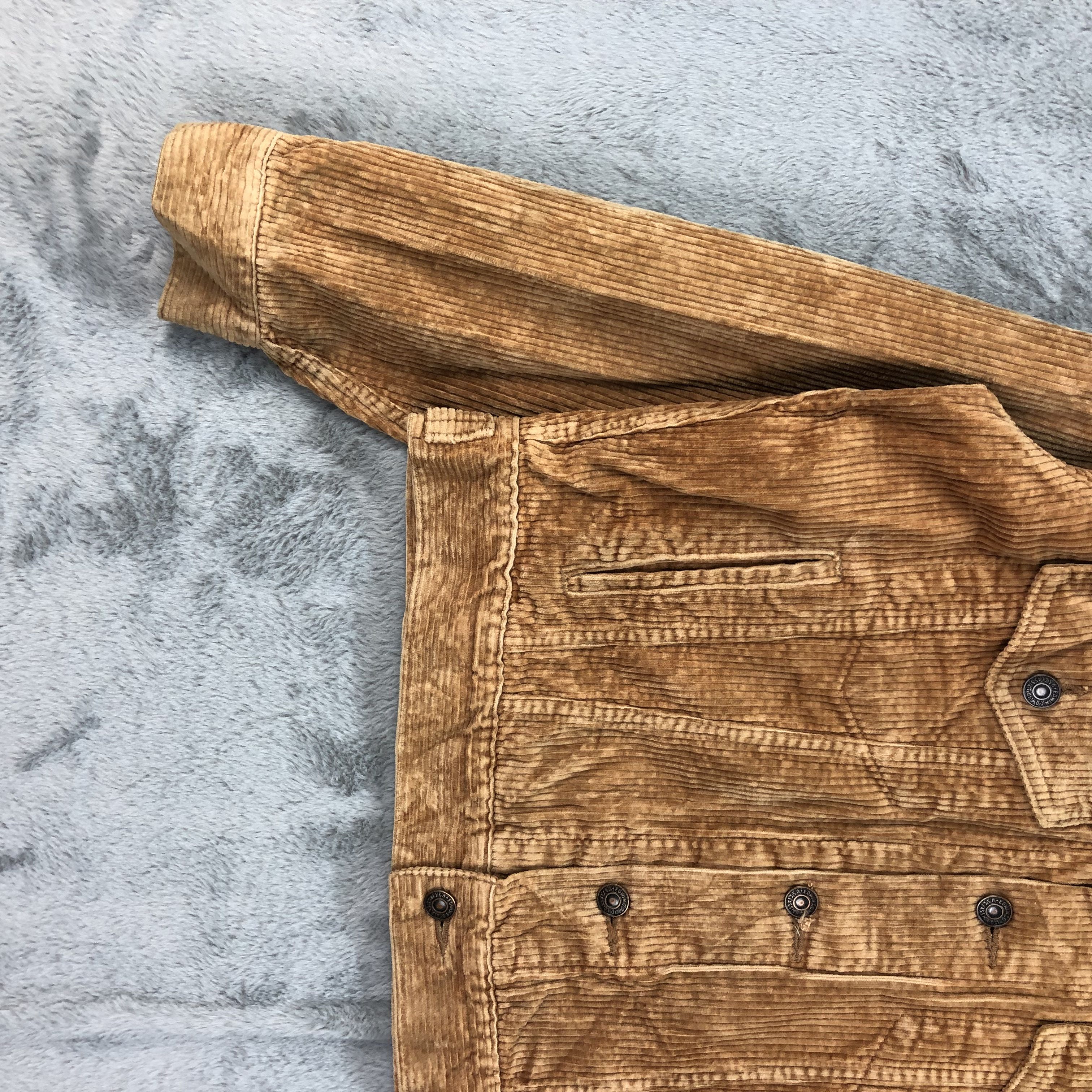 Edwin Edwin Style A-01J Corduroy Cropped Jacket #4711-165 Size M / US 6-8 / IT 42-44 - 5 Thumbnail
