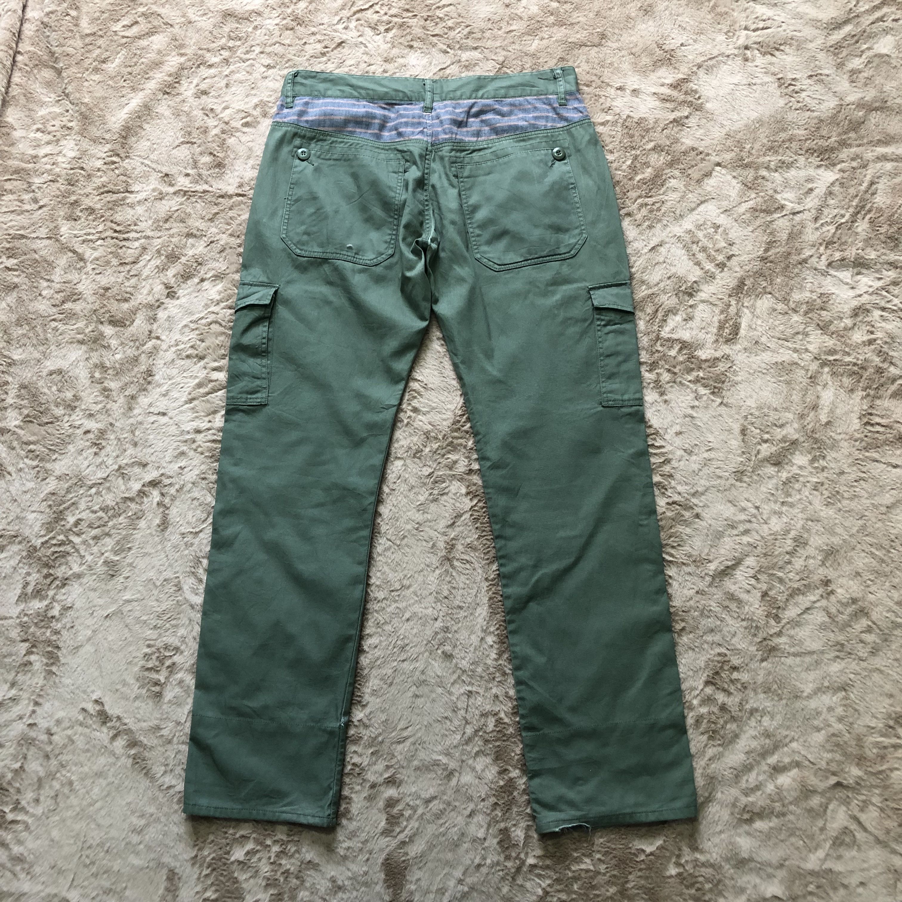 Japanese Brand Plus One Military Army Style Cargo Pants 6 Pocket #4289-149 Size US 34 / EU 50 - 10 Thumbnail