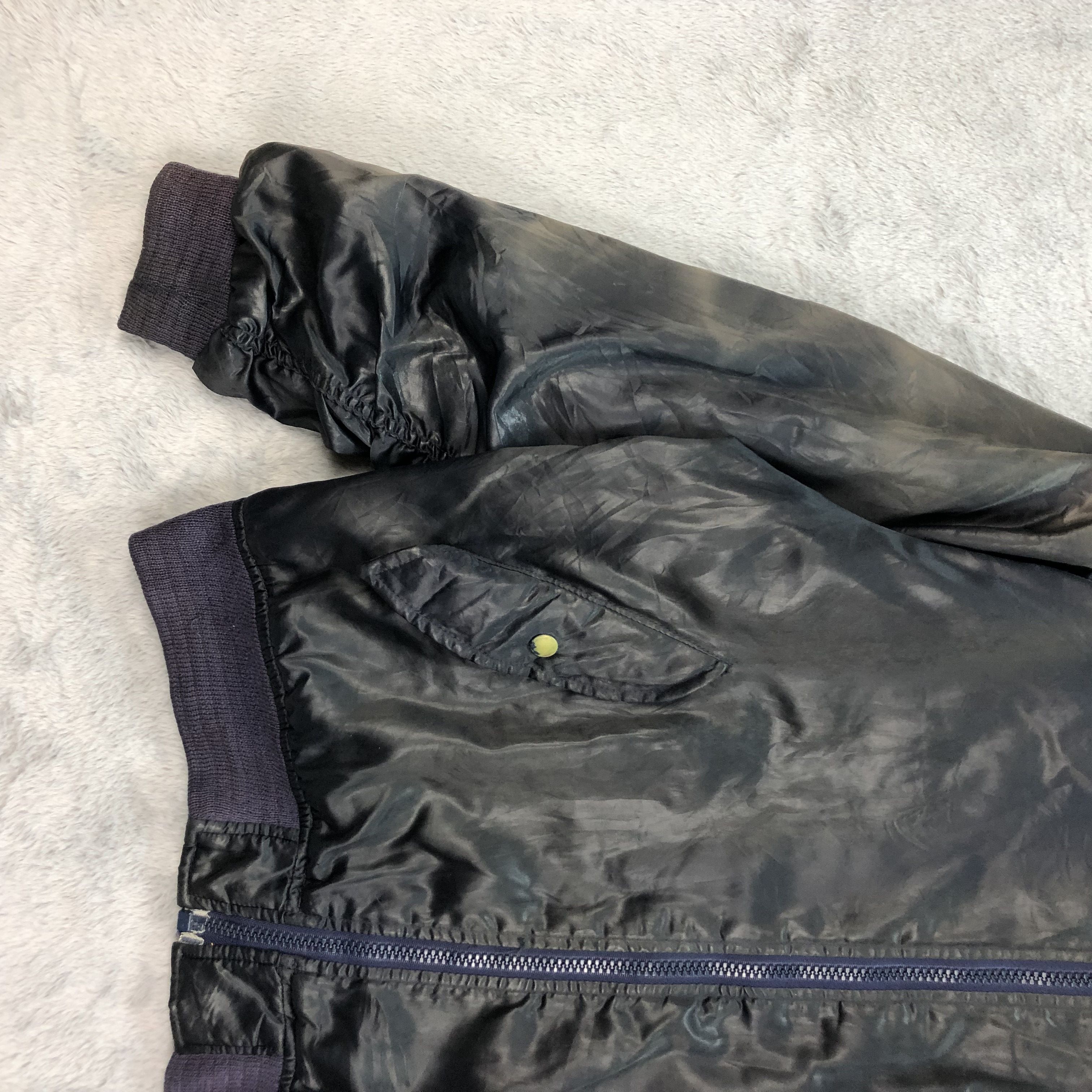 Vintage TRASHED🔥 Bomber Jacket Us Air Force #4966-39 Size US L / EU 52-54 / 3 - 6 Thumbnail