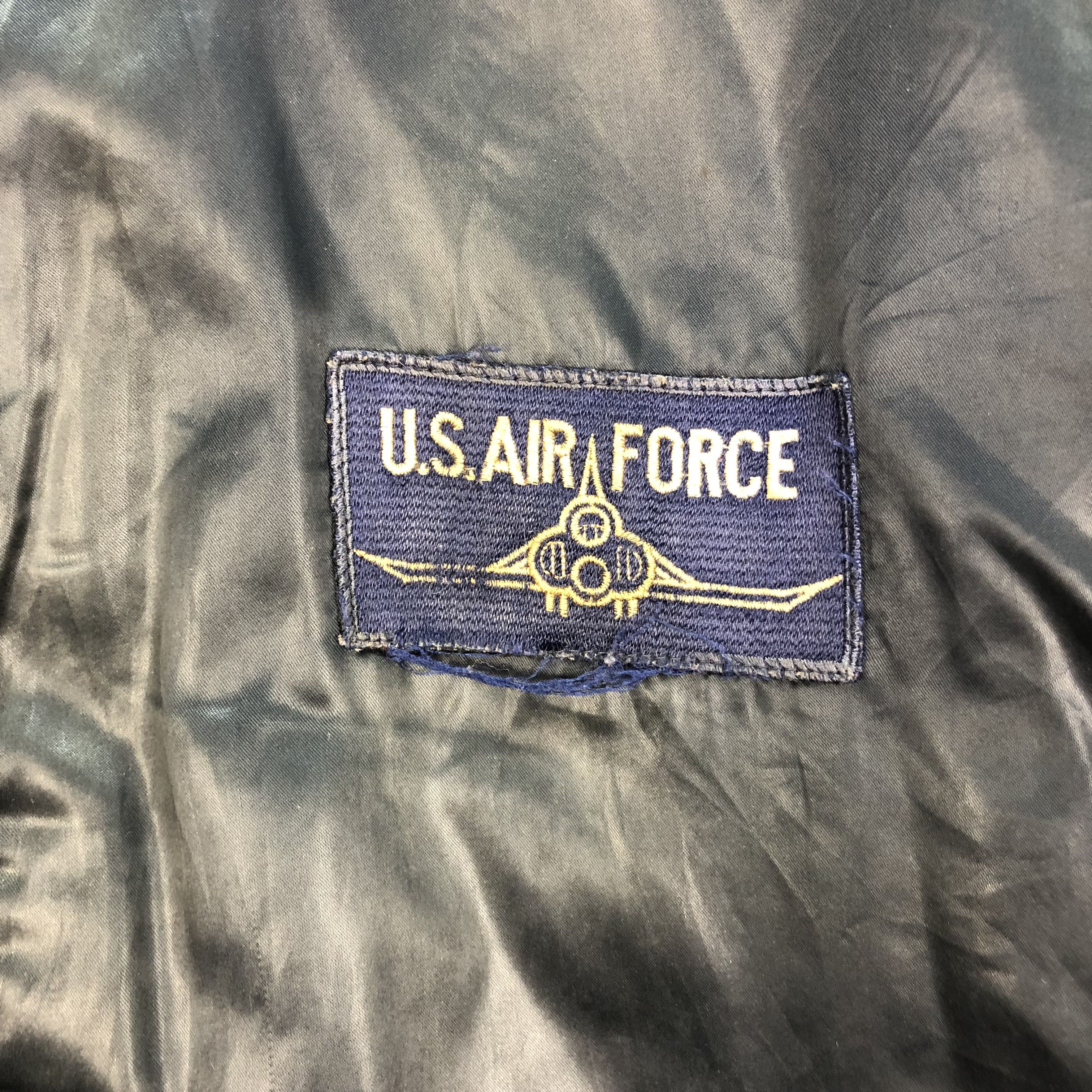Vintage TRASHED🔥 Bomber Jacket Us Air Force #4966-39 Size US L / EU 52-54 / 3 - 4 Thumbnail