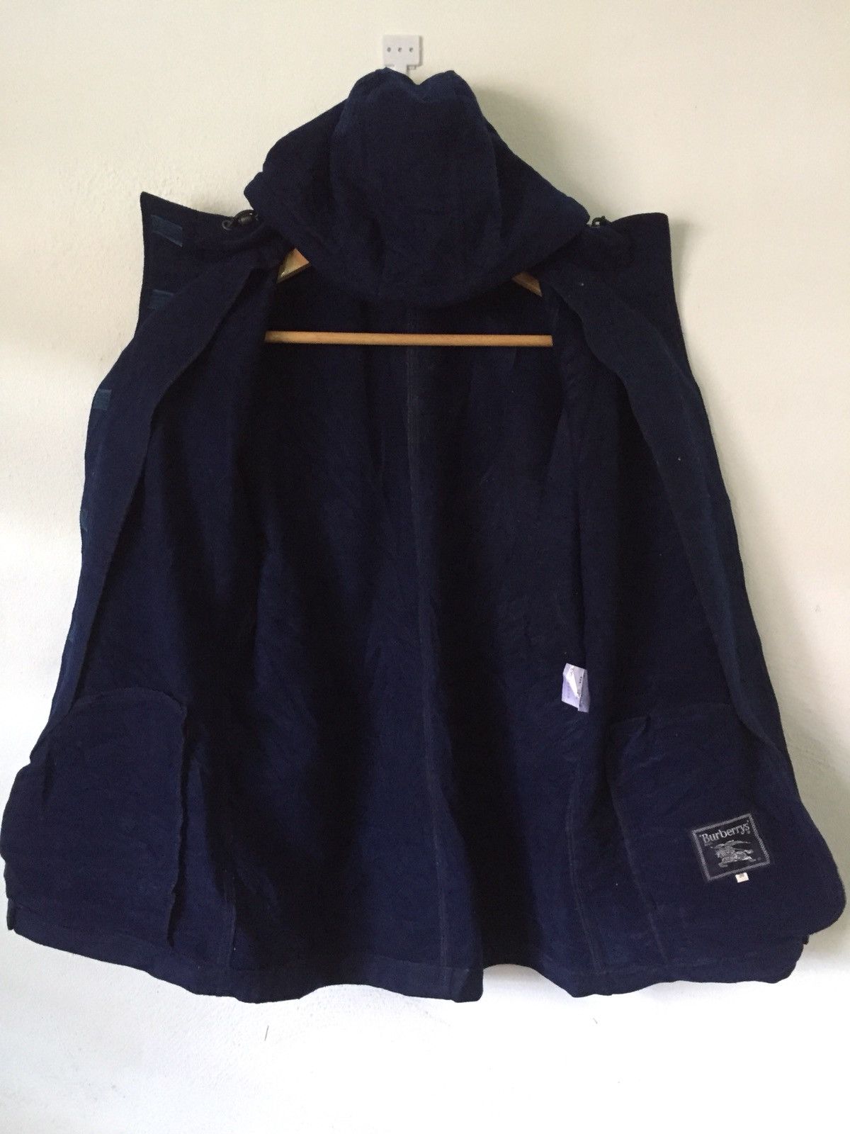 Burberry × Designer VINTAGE BURBERRY WOOL HOODIES Size US M / EU 48-50 / 2 - 5 Thumbnail
