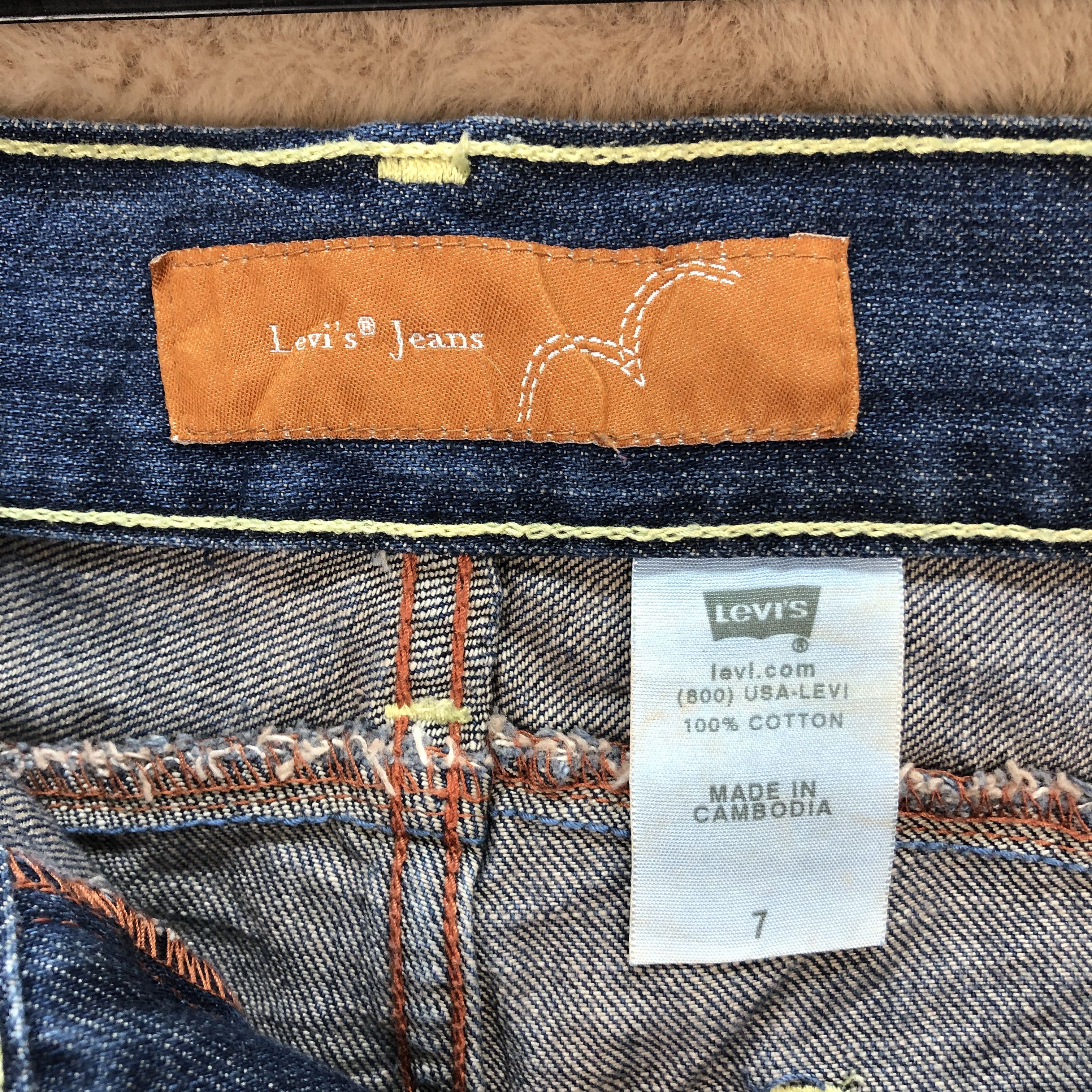 Levi's LEVI'S JEANS SINGLE R MINI SKIRTS #5650-201 Size 33" - 8 Thumbnail
