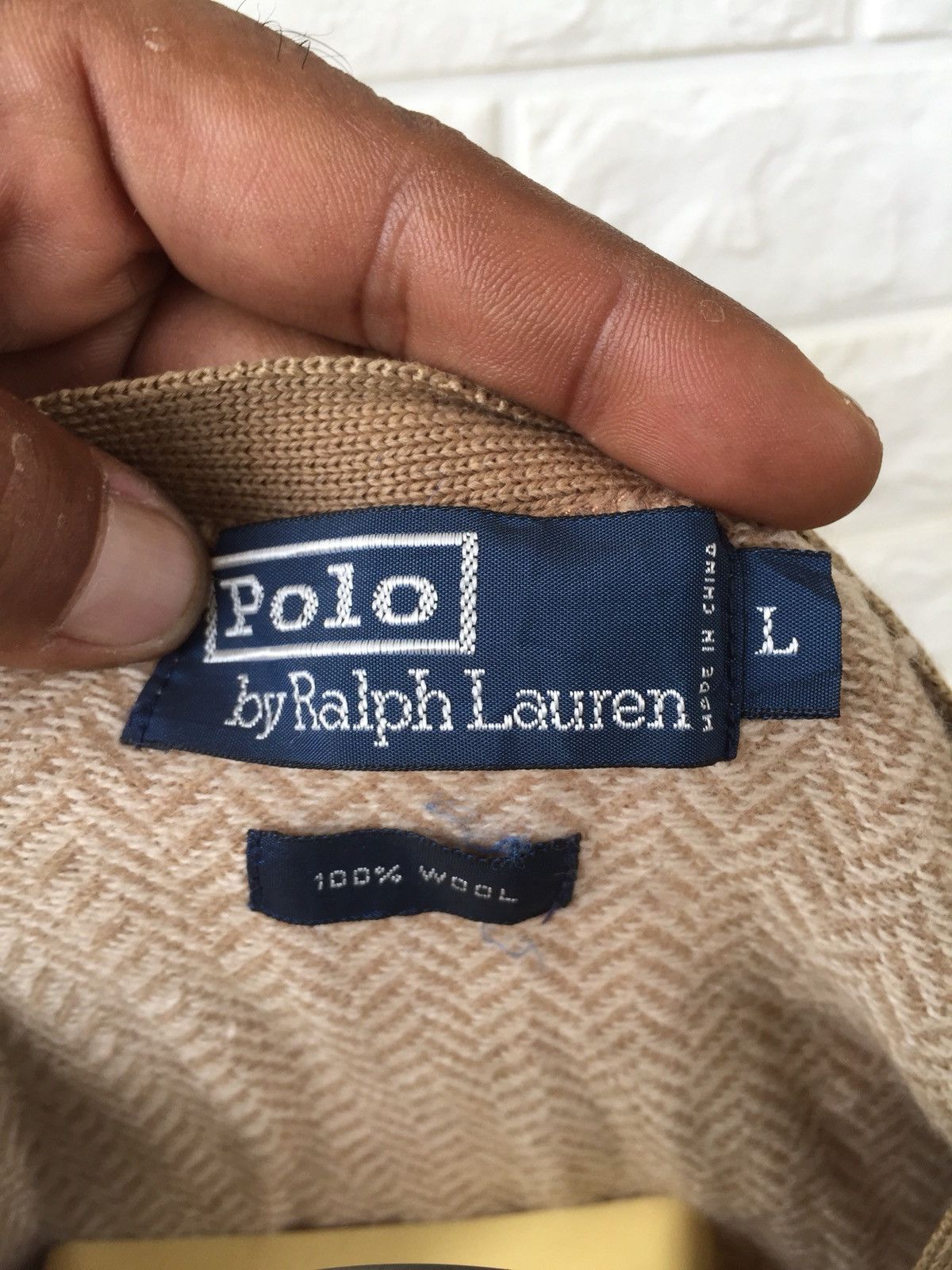 Polo Ralph Lauren × Vintage POLO RALPH LAUREN CARDIGAN WOOL KNITWEAR Size US L / EU 52-54 / 3 - 6 Thumbnail