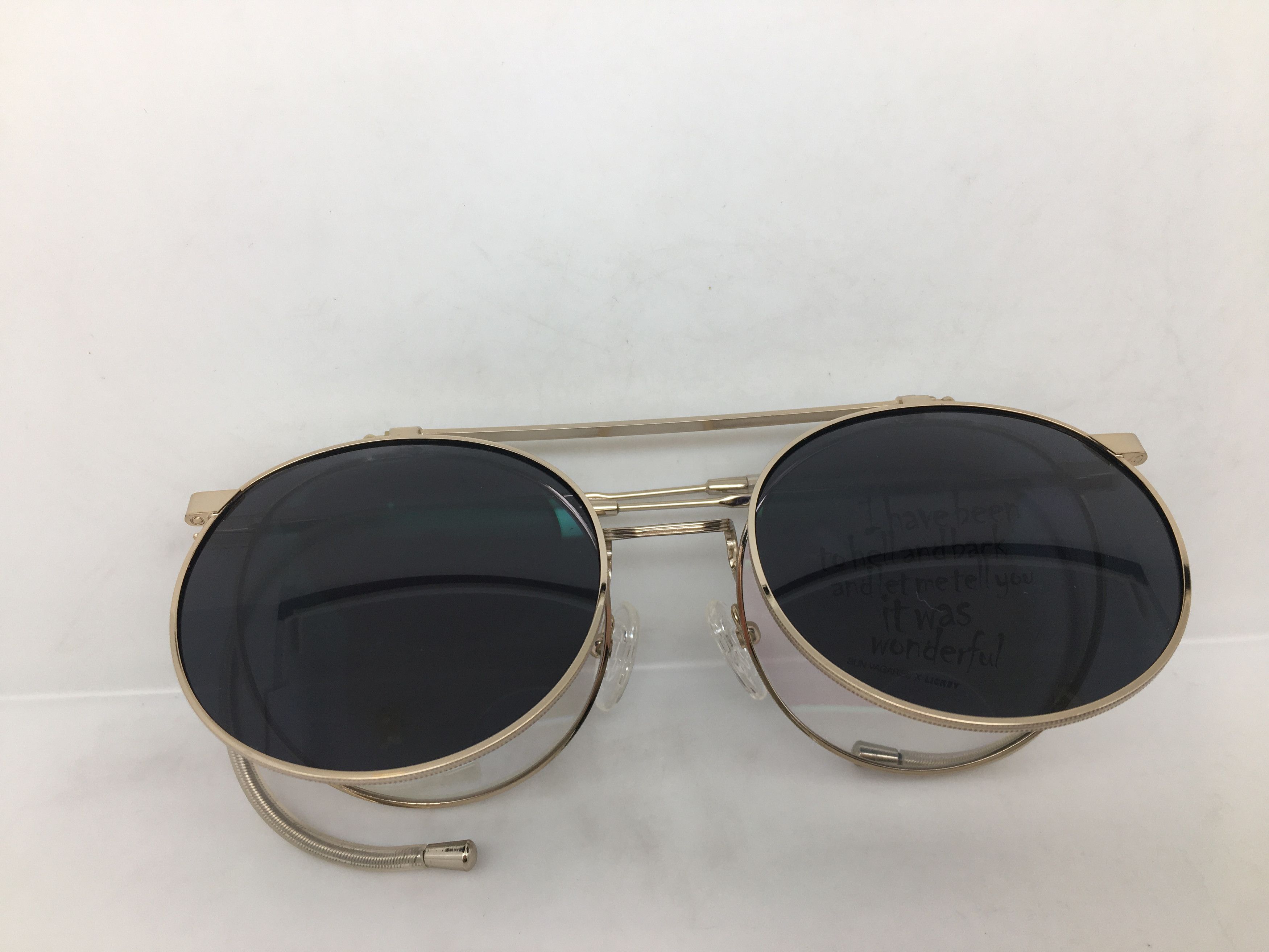 Vintage LICKEY LULLABY Eyeglasses Frame w/Flip Sun Lens Size ONE SIZE - 7 Thumbnail