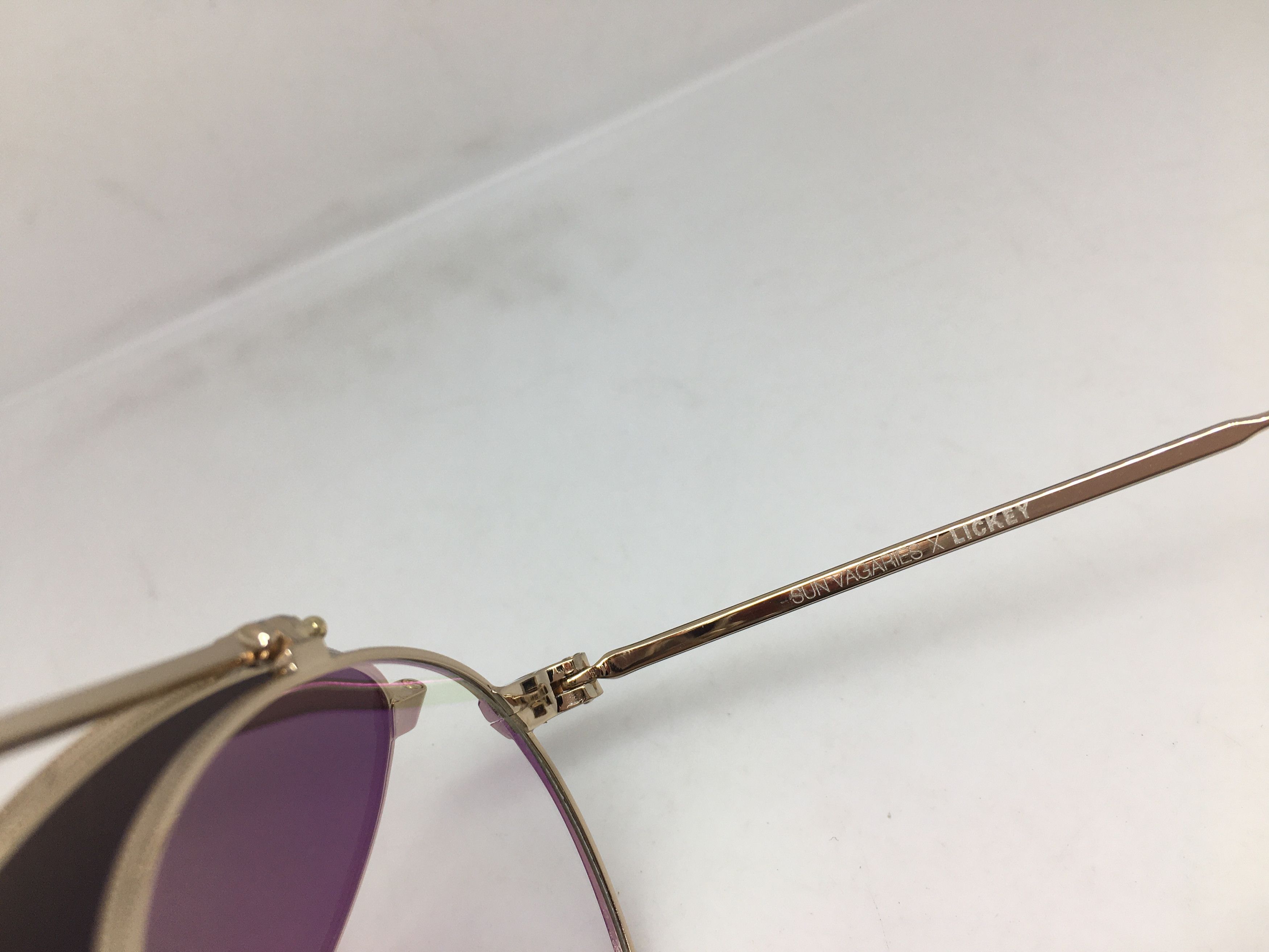Vintage LICKEY LULLABY Eyeglasses Frame w/Flip Sun Lens Size ONE SIZE - 4 Thumbnail