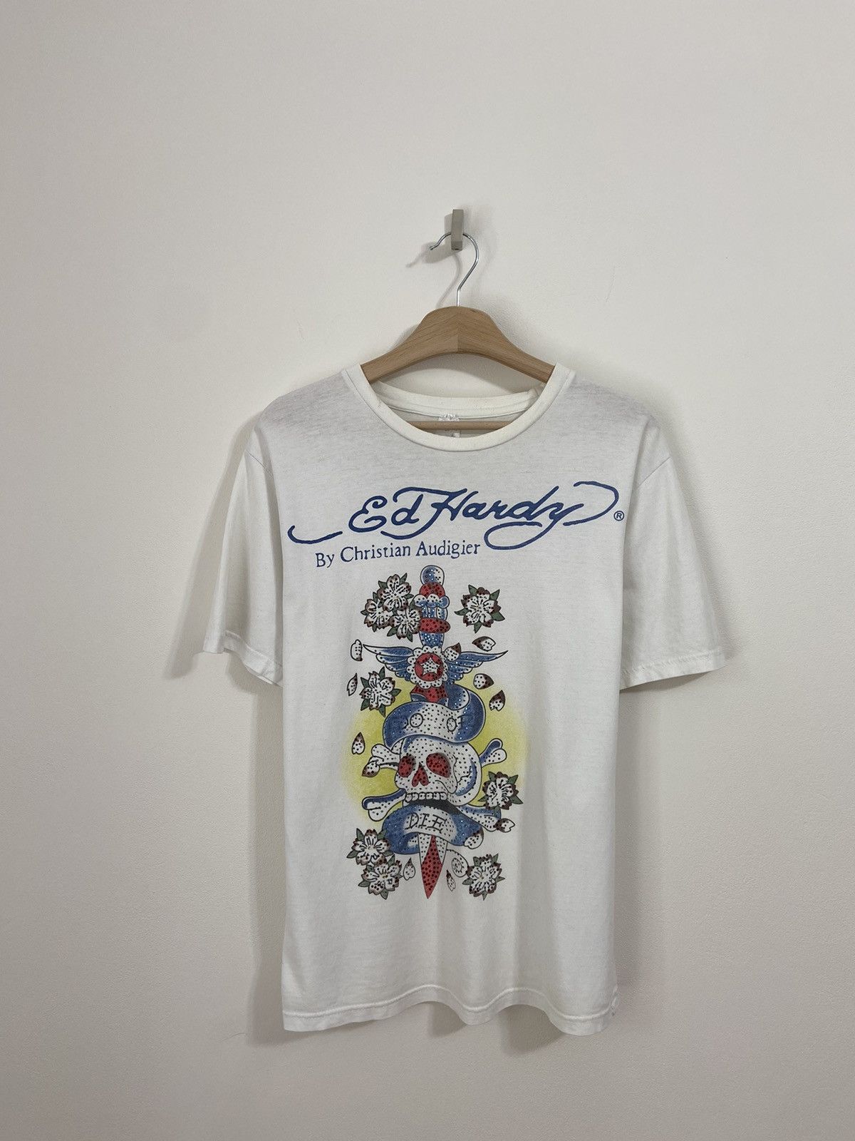 Ed Hardy Ed Hardy Christian Audiger Vintage Shirt Size US M / EU 48-50 / 2 - 1 Thumbnail