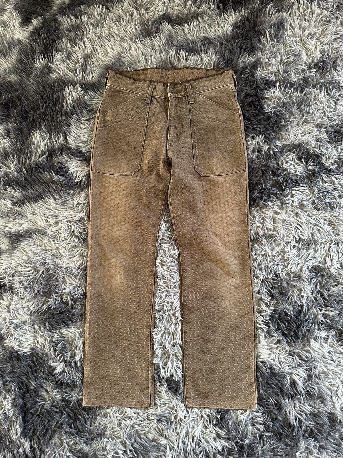 5351 POUR LES HOMMES 90's Abahouse honey cord fatigue khakis mudmax pant Size US 29 - 10 Thumbnail