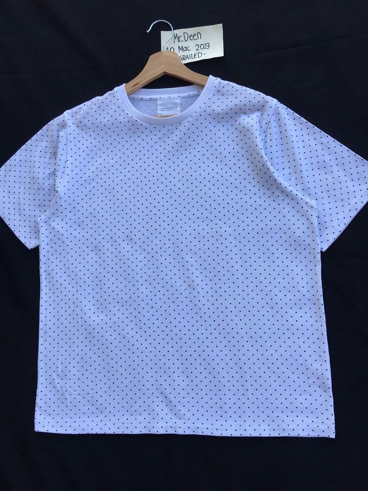 Mackintosh Rare Mackintosh Philosophy Dotted Tshirt Size US L / EU 52-54 / 3 - 4 Thumbnail