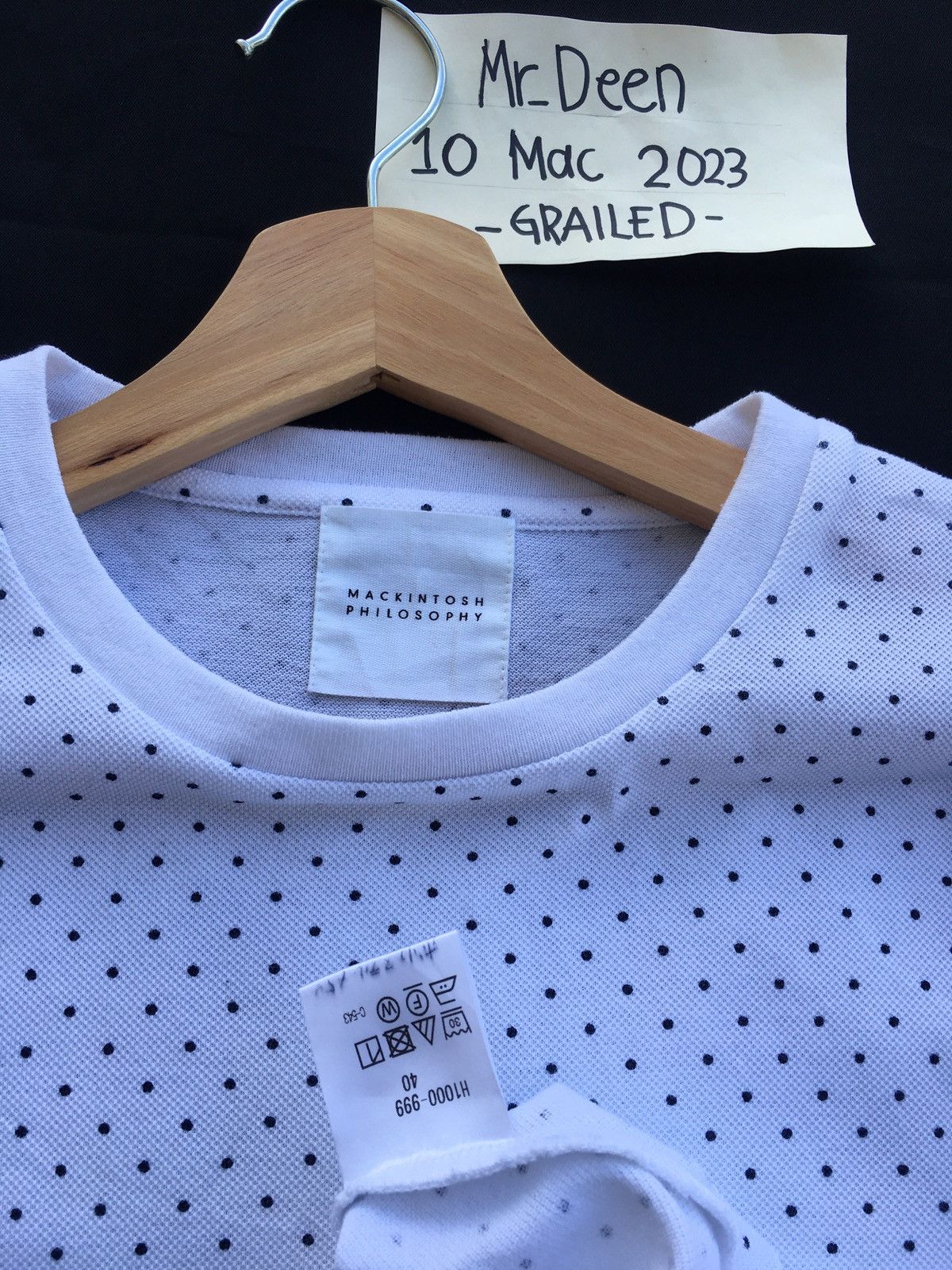 Mackintosh Rare Mackintosh Philosophy Dotted Tshirt Size US L / EU 52-54 / 3 - 9 Thumbnail