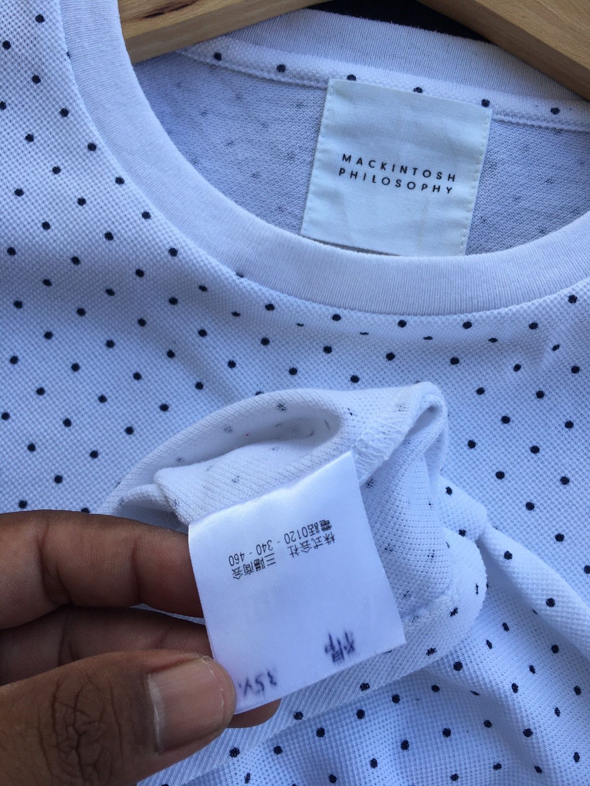 Mackintosh Rare Mackintosh Philosophy Dotted Tshirt Size US L / EU 52-54 / 3 - 10 Thumbnail