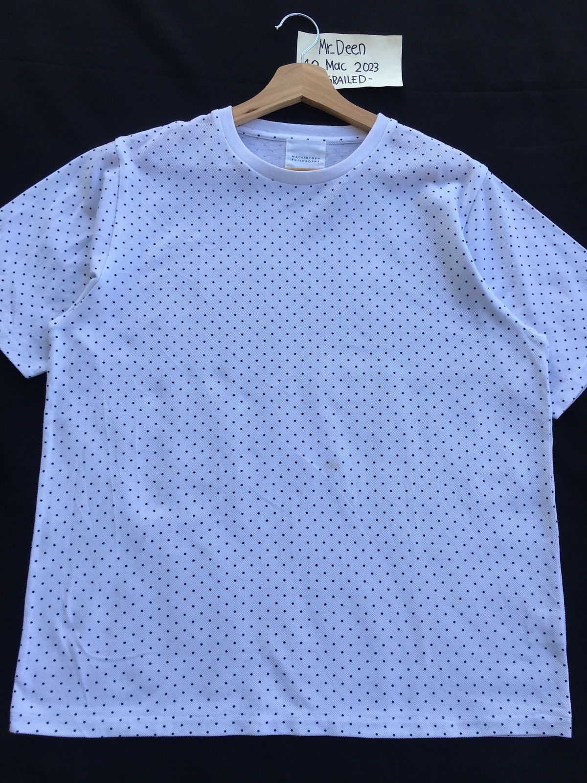 Mackintosh Rare Mackintosh Philosophy Dotted Tshirt Size US L / EU 52-54 / 3 - 5 Thumbnail