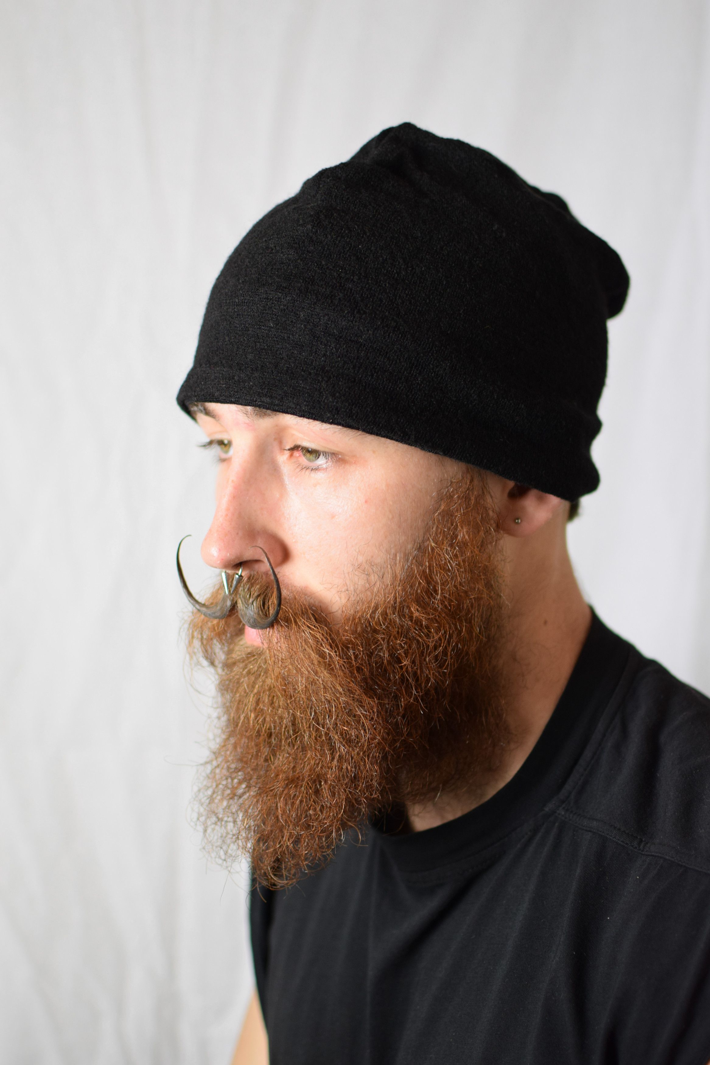 image of Julius Knit Cap in Black, Men's