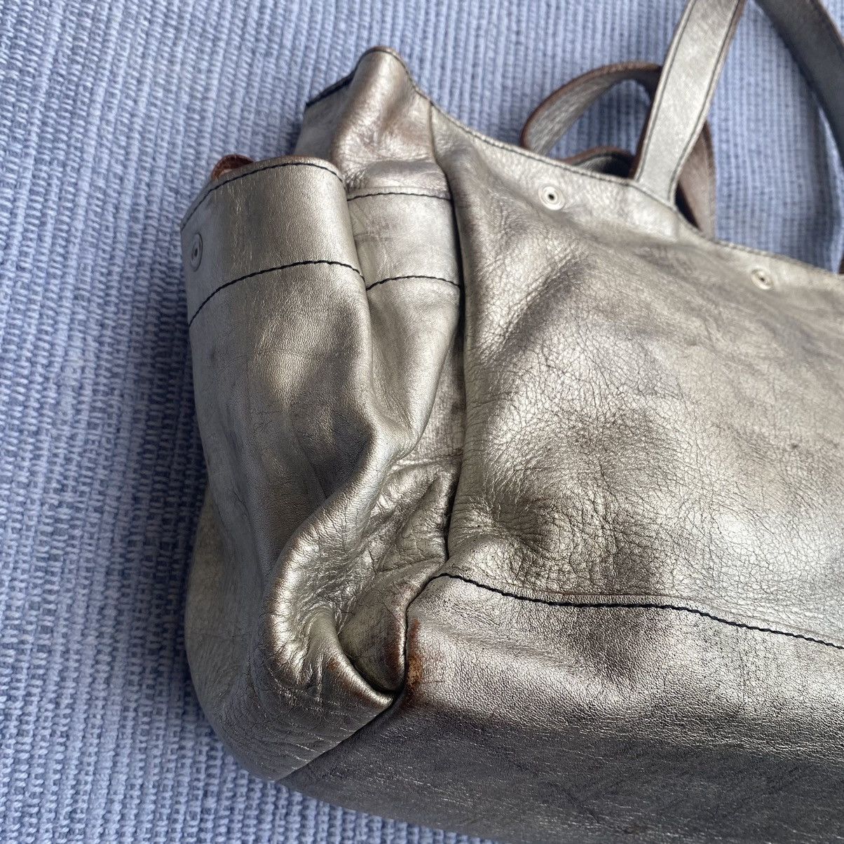 Issey Miyake Zucca silver leather bag Size ONE SIZE - 8 Thumbnail