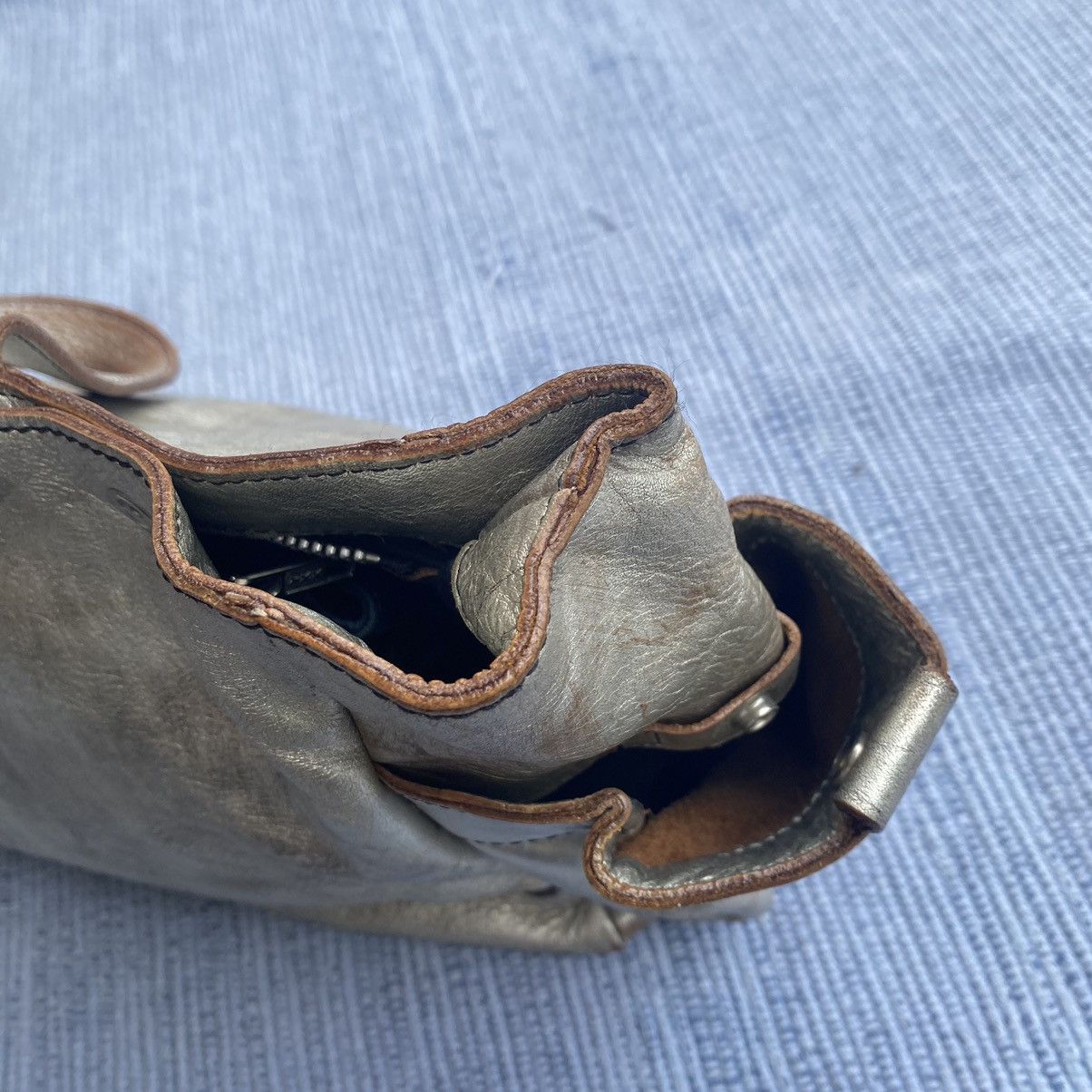 Issey Miyake Zucca silver leather bag Size ONE SIZE - 10 Thumbnail