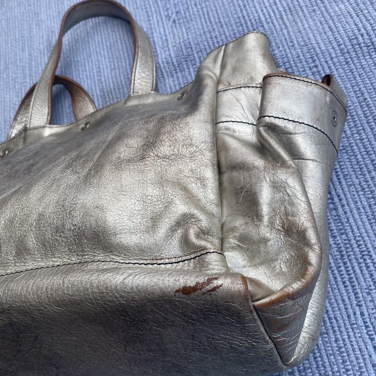 Issey Miyake Zucca silver leather bag Size ONE SIZE - 9 Thumbnail