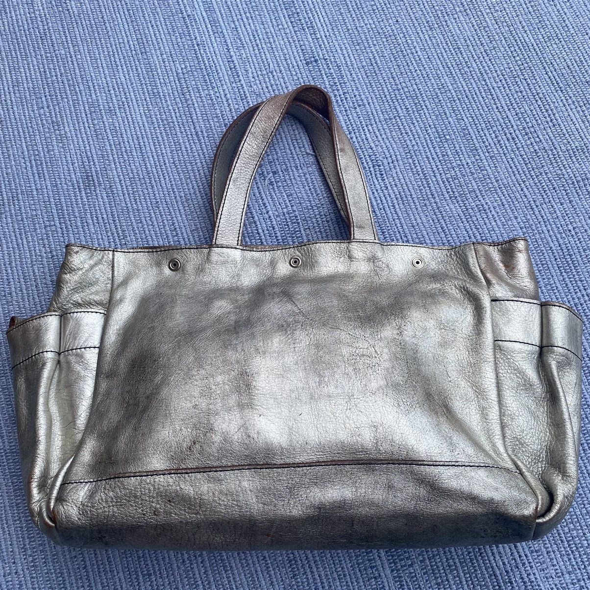 Issey Miyake Zucca silver leather bag Size ONE SIZE - 1 Thumbnail