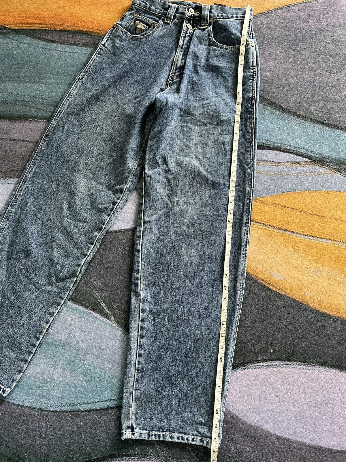 JNCO × Pelle Pelle Vintage Pelle Pelle Embroided Logo Baggy Jeans Size 26" / US 2 / IT 38 - 9 Thumbnail