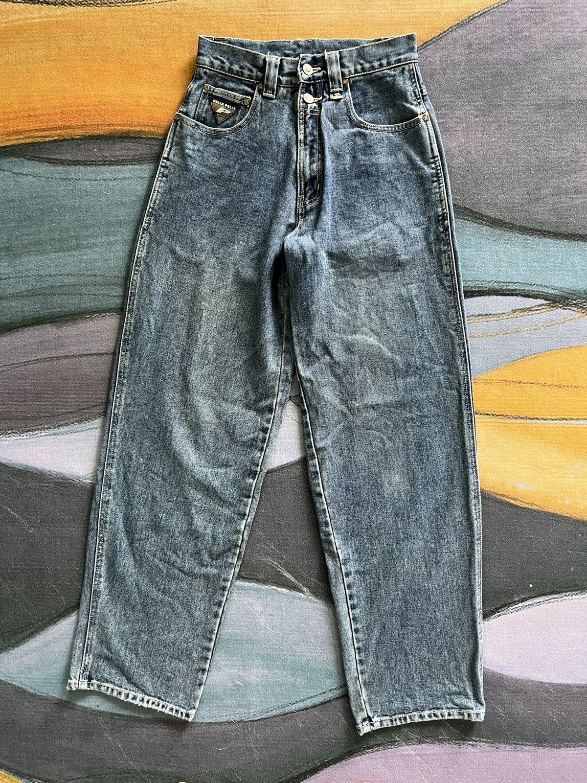 JNCO × Pelle Pelle Vintage Pelle Pelle Embroided Logo Baggy Jeans Size 26" / US 2 / IT 38 - 5 Thumbnail