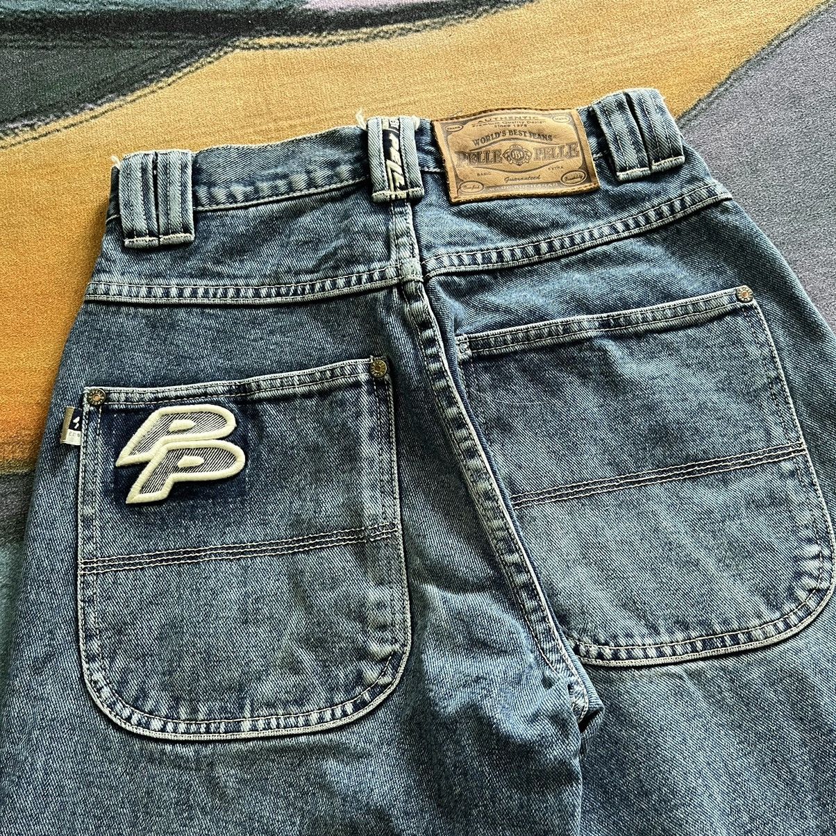 JNCO × Pelle Pelle Vintage Pelle Pelle Embroided Logo Baggy Jeans Size 26" / US 2 / IT 38 - 17 Thumbnail