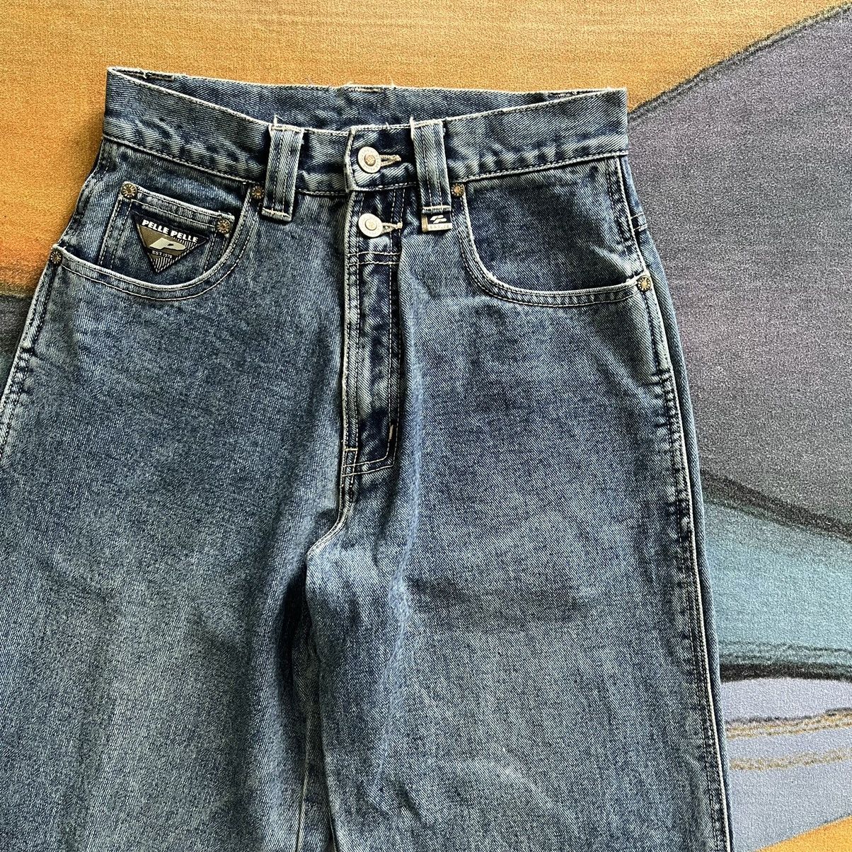 JNCO × Pelle Pelle Vintage Pelle Pelle Embroided Logo Baggy Jeans Size 26" / US 2 / IT 38 - 6 Thumbnail