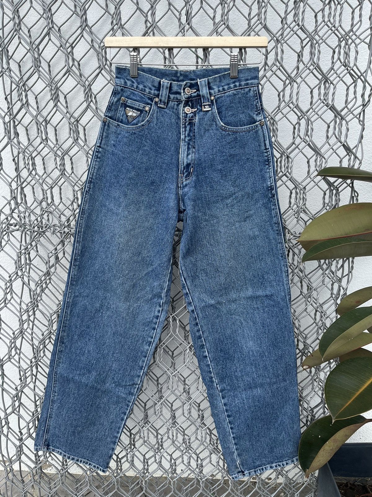 JNCO × Pelle Pelle Vintage Pelle Pelle Embroided Logo Baggy Jeans Size 26" / US 2 / IT 38 - 3 Thumbnail