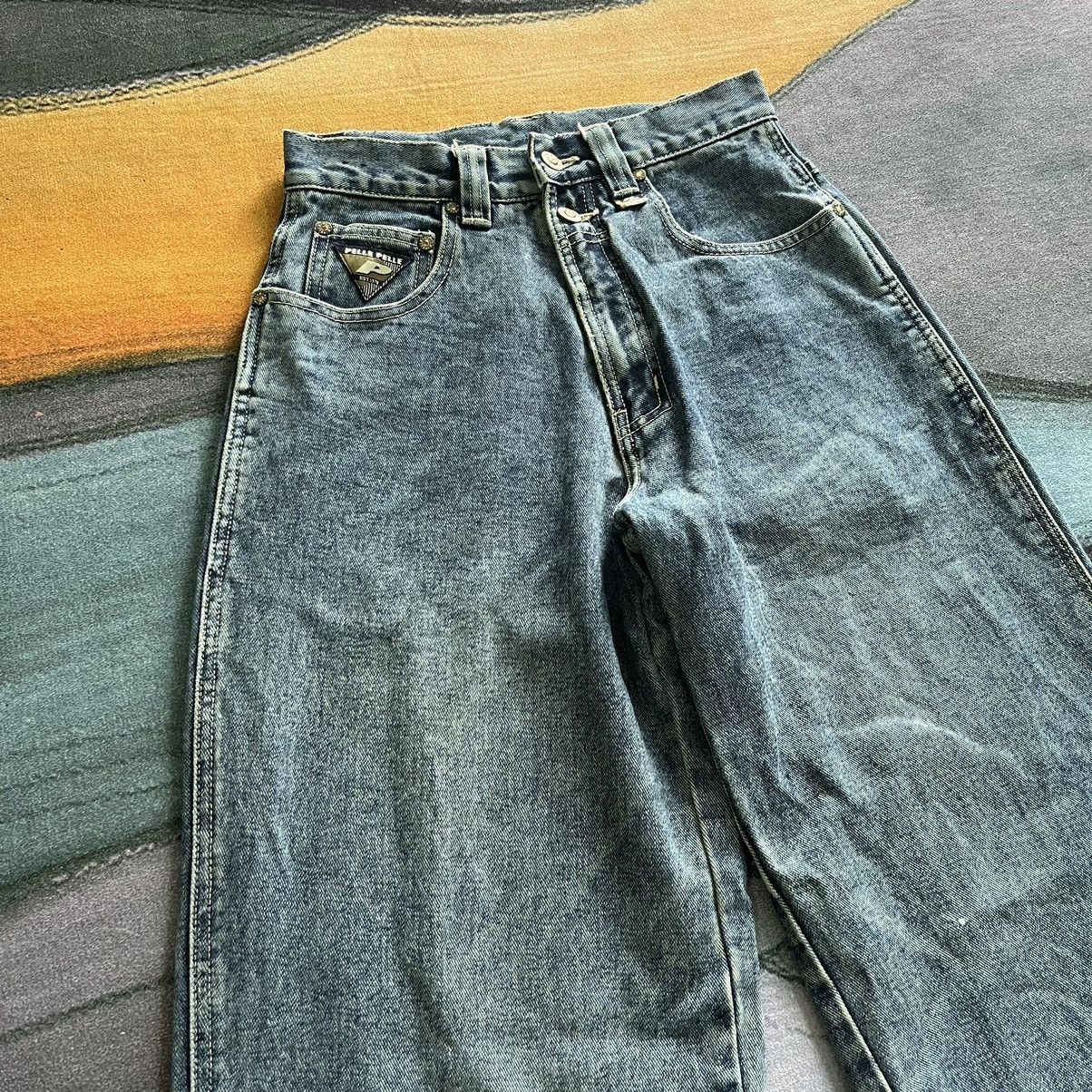 JNCO × Pelle Pelle Vintage Pelle Pelle Embroided Logo Baggy Jeans Size 26" / US 2 / IT 38 - 7 Thumbnail