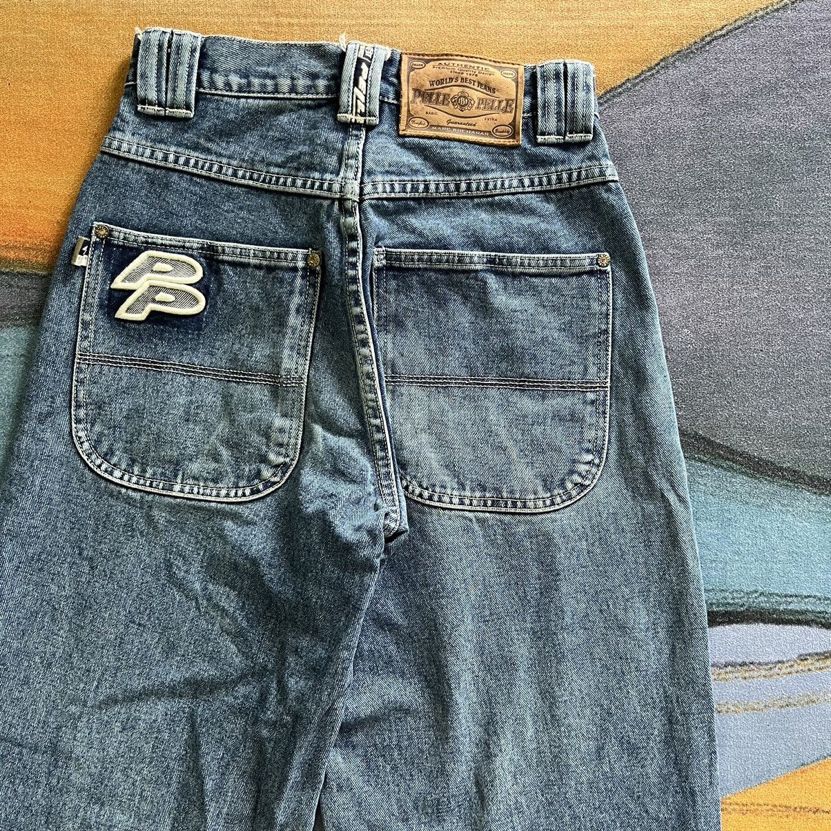 JNCO × Pelle Pelle Vintage Pelle Pelle Embroided Logo Baggy Jeans Size 26" / US 2 / IT 38 - 1 Thumbnail